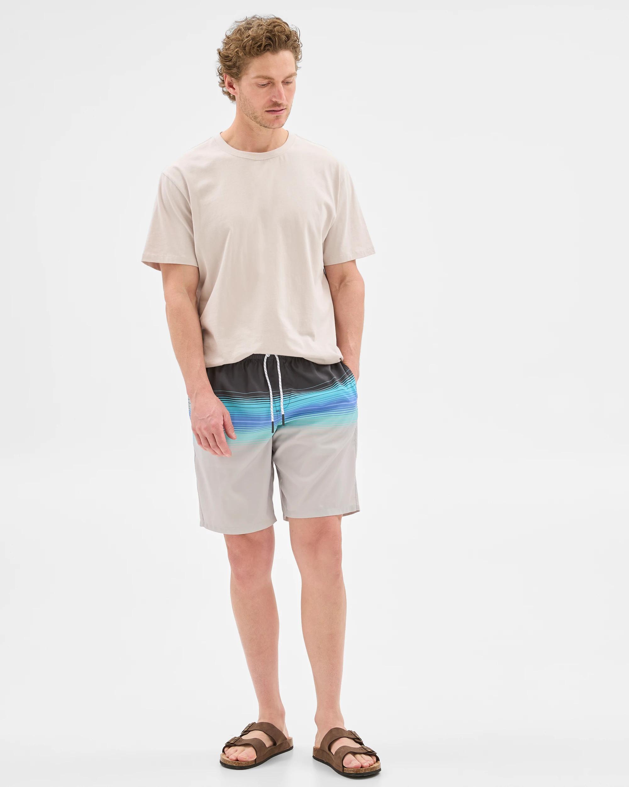 1 Target Microfibre Boardshorts GREY / MULTI, 1 of 5