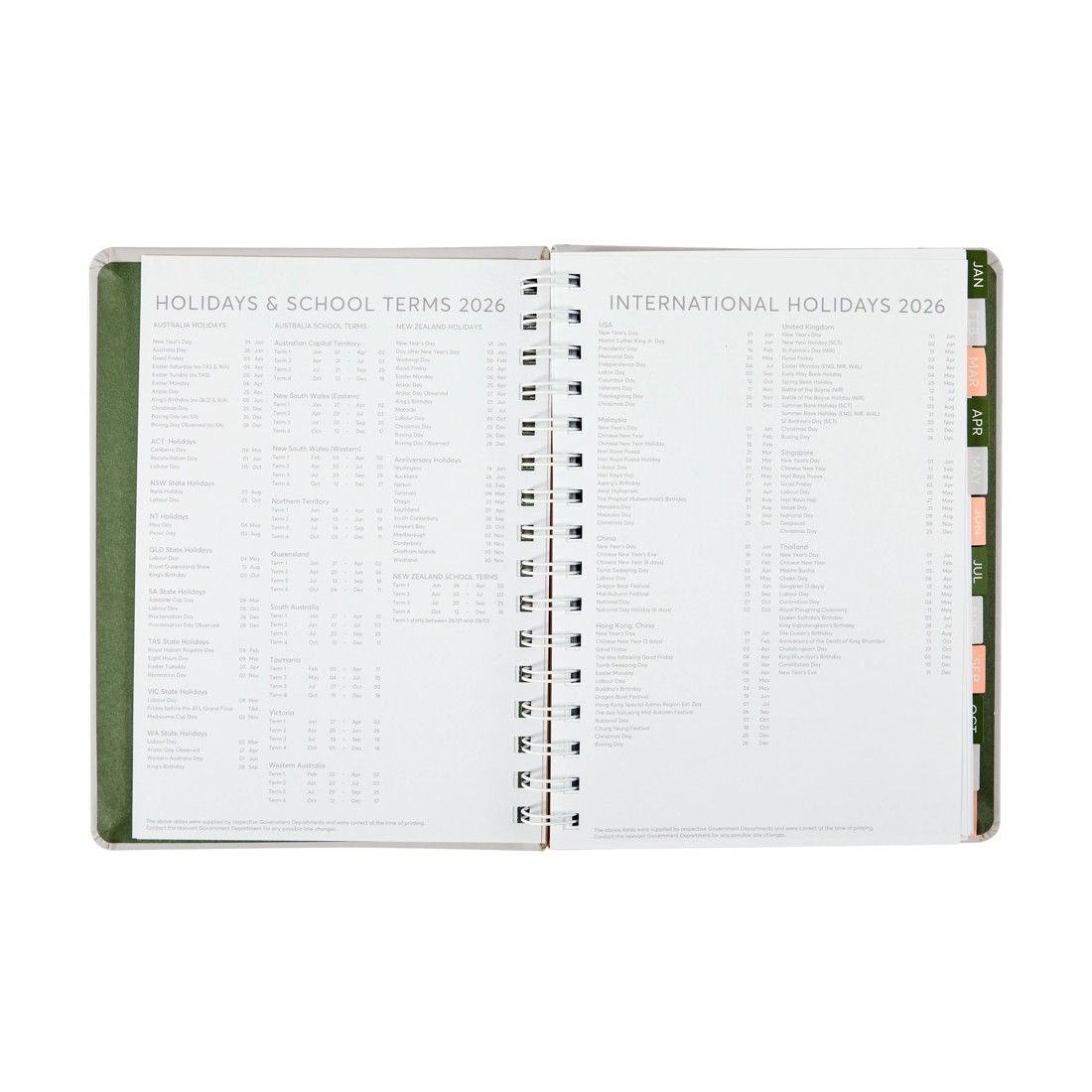 6 2026 Weekly Goals Diary, 6 of 8