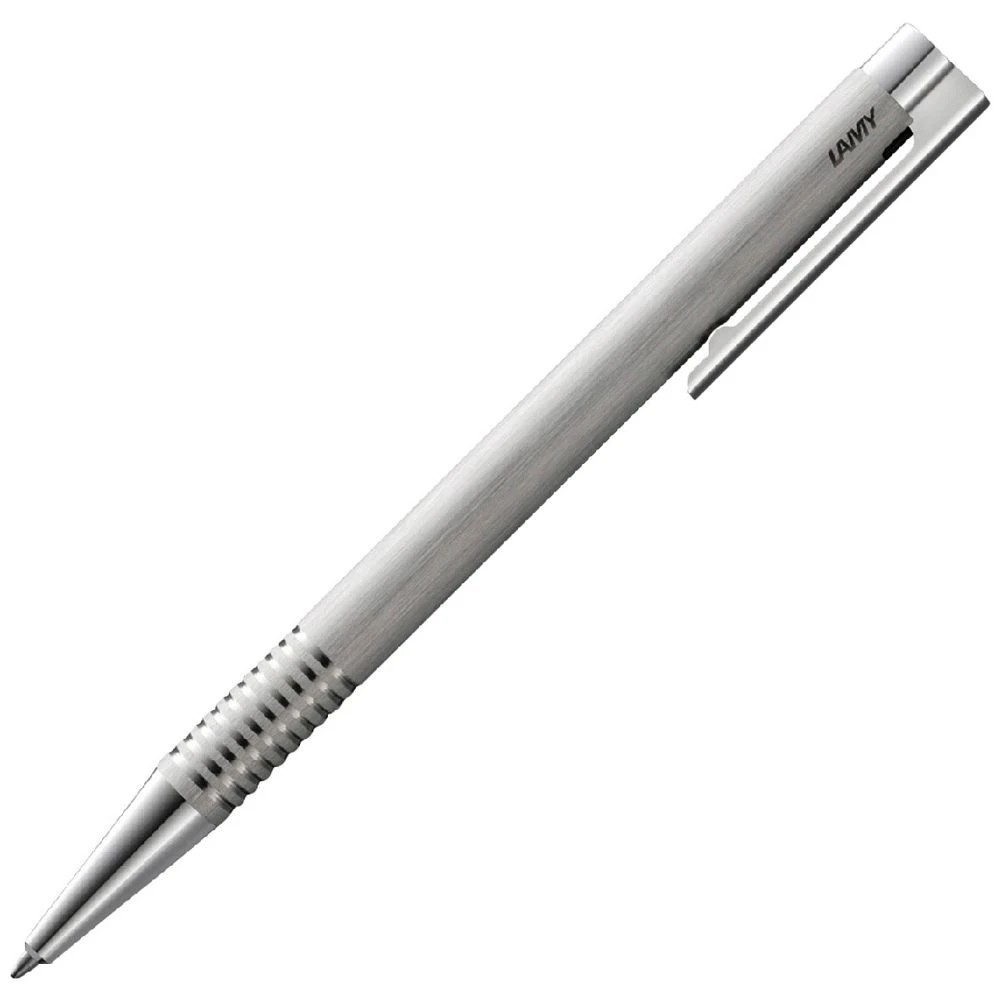 1 LAMY Logo Ballpoint Pen Brushed Stainless Steel, 1 of 1