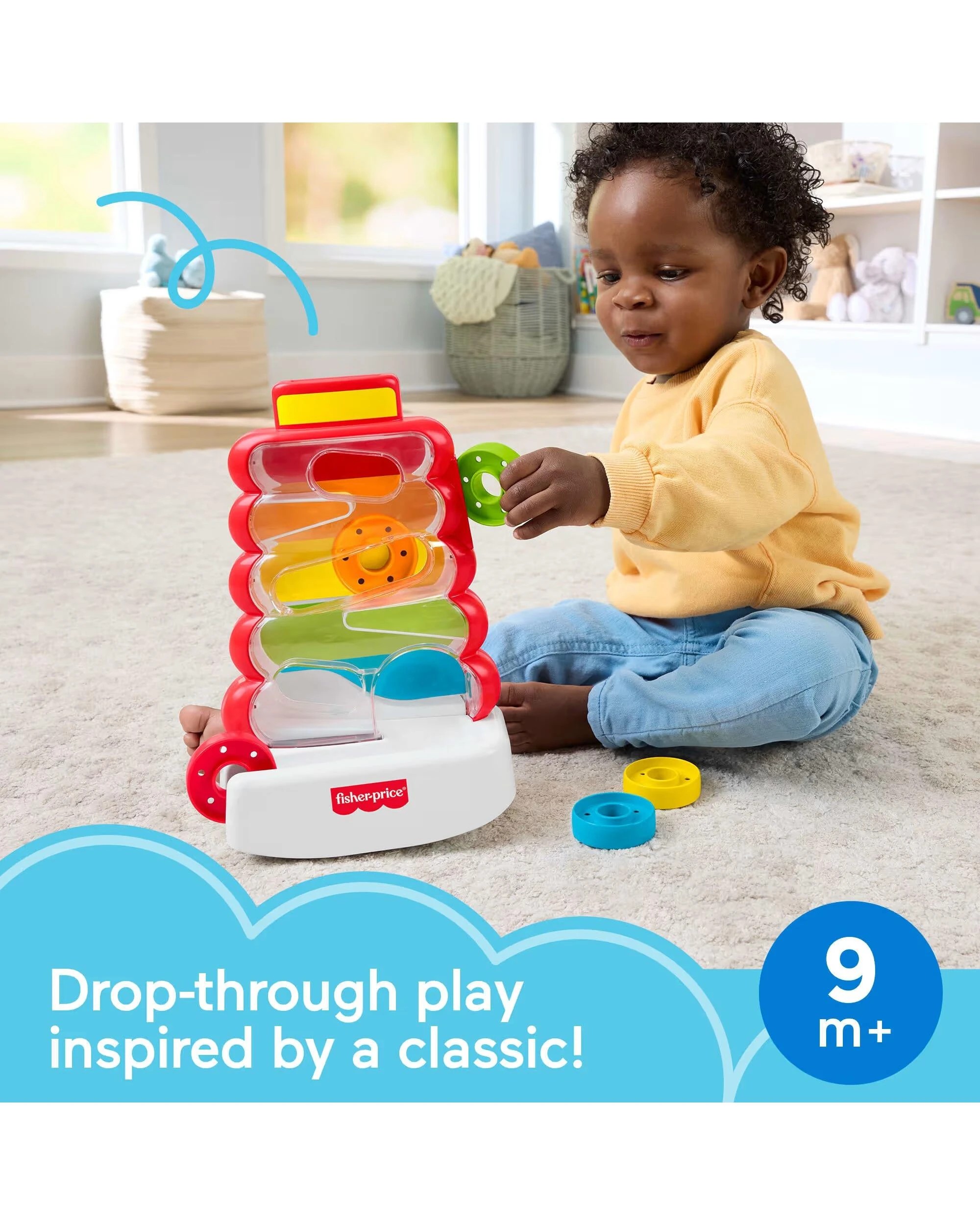 6 Fisher-Price Drop Through Rock-A-Stack, 6 of 6