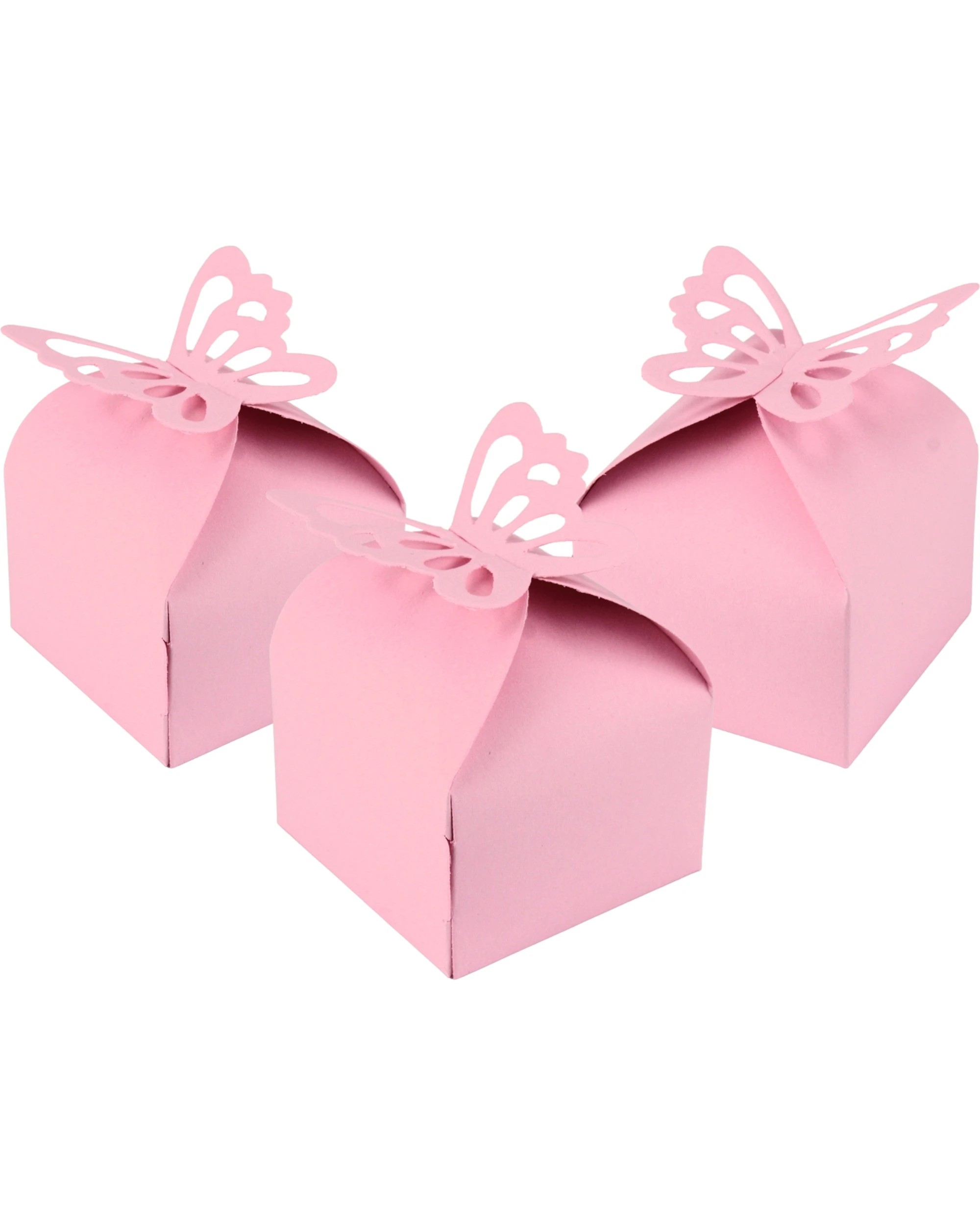 1 Party Maker Butterfly Gift Boxes Pack of 6 - Pink, 1 of 3