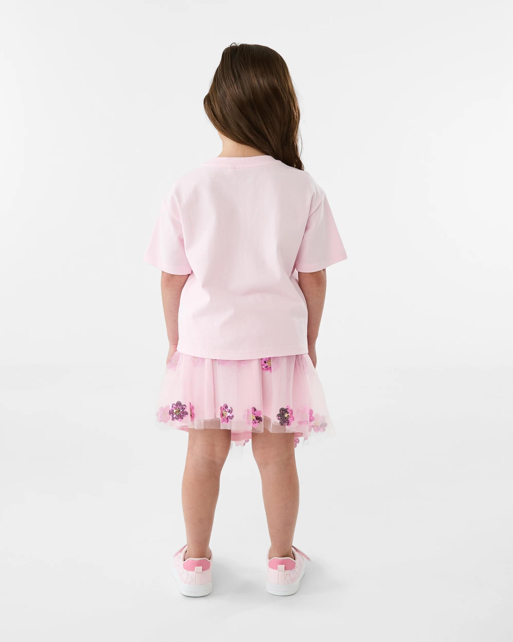 7 Short Sleeve Embellished T-shirt Pnk Uncrn, 7 of 7