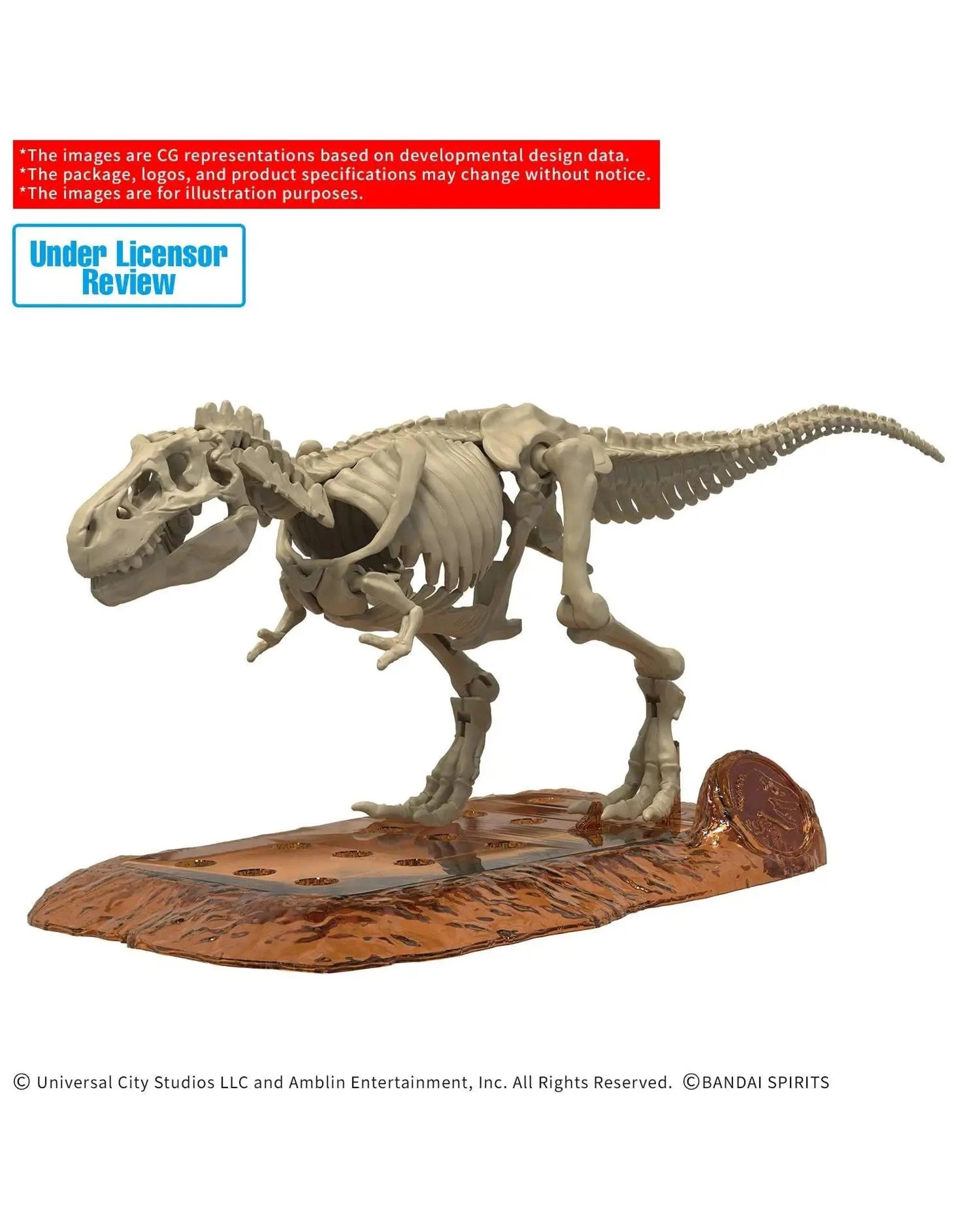 3 Bandai Plannosaurus Jurassic World T.Rex Model Kit, 3 of 4