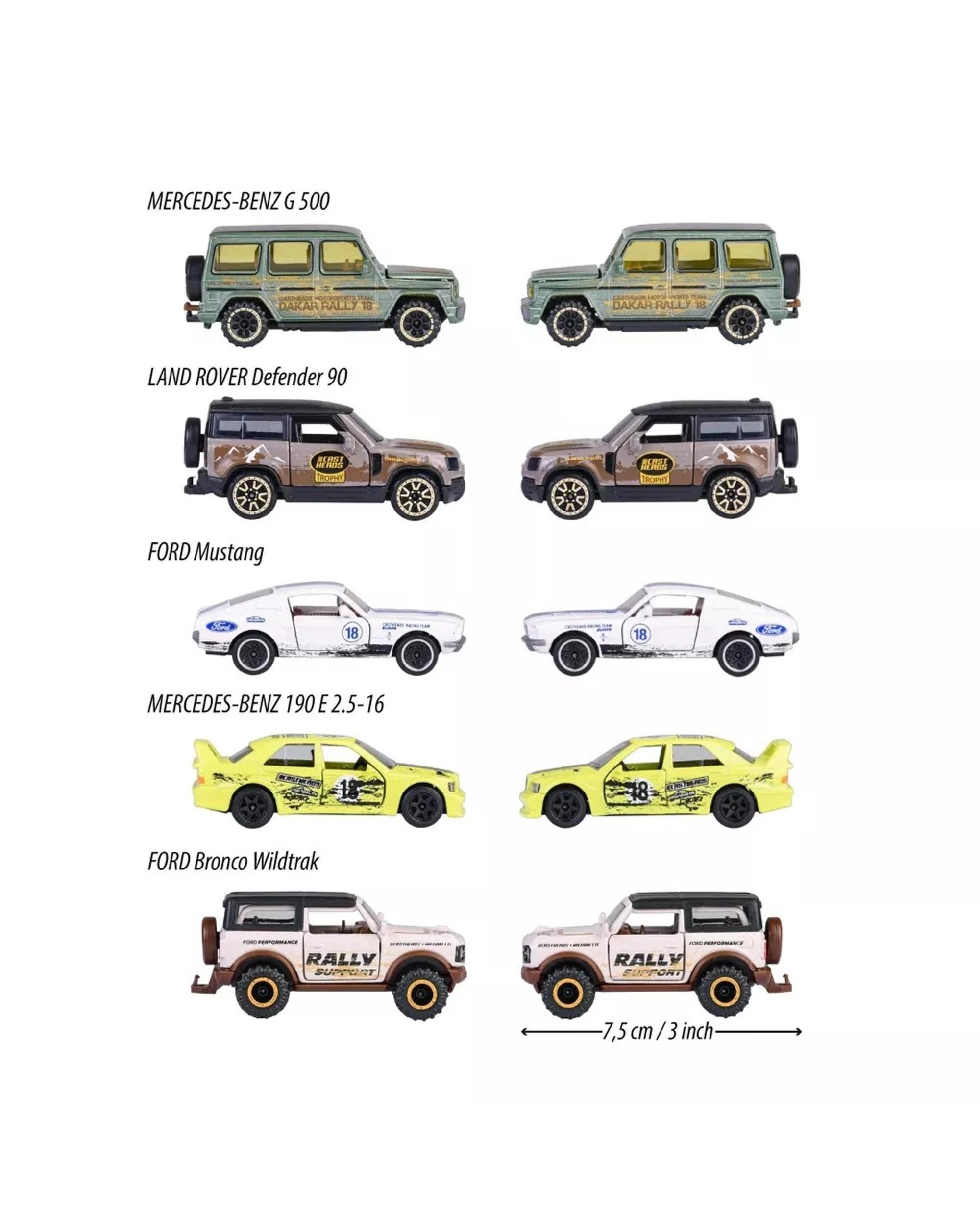 3 Majorette Castheads Series 5 Piece Gift Pack, 3 of 6