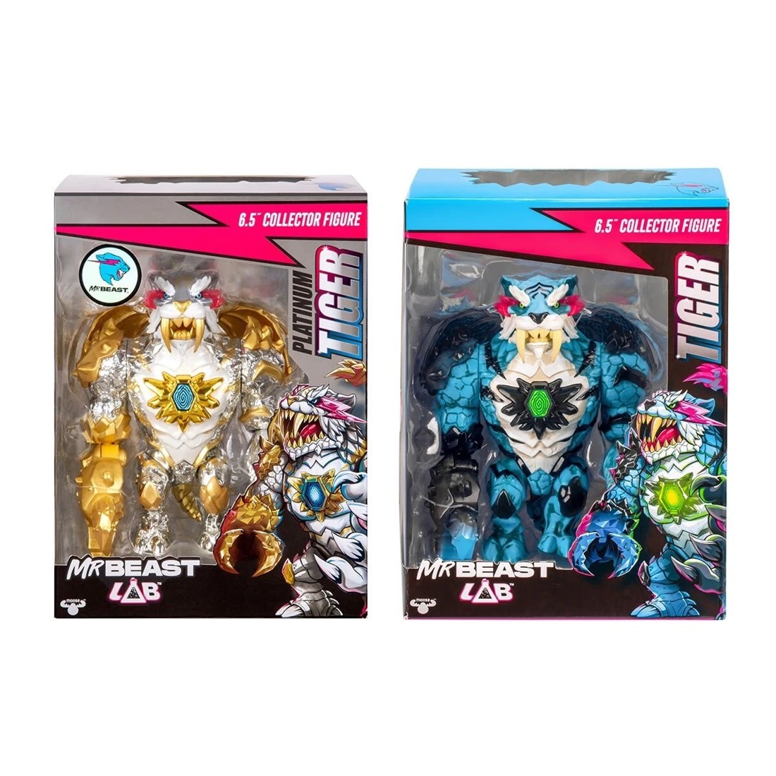 1 MrBeast Lab Apex Beast Collector Figure, Apex Beast Tiger - Assorted, 1 of 6