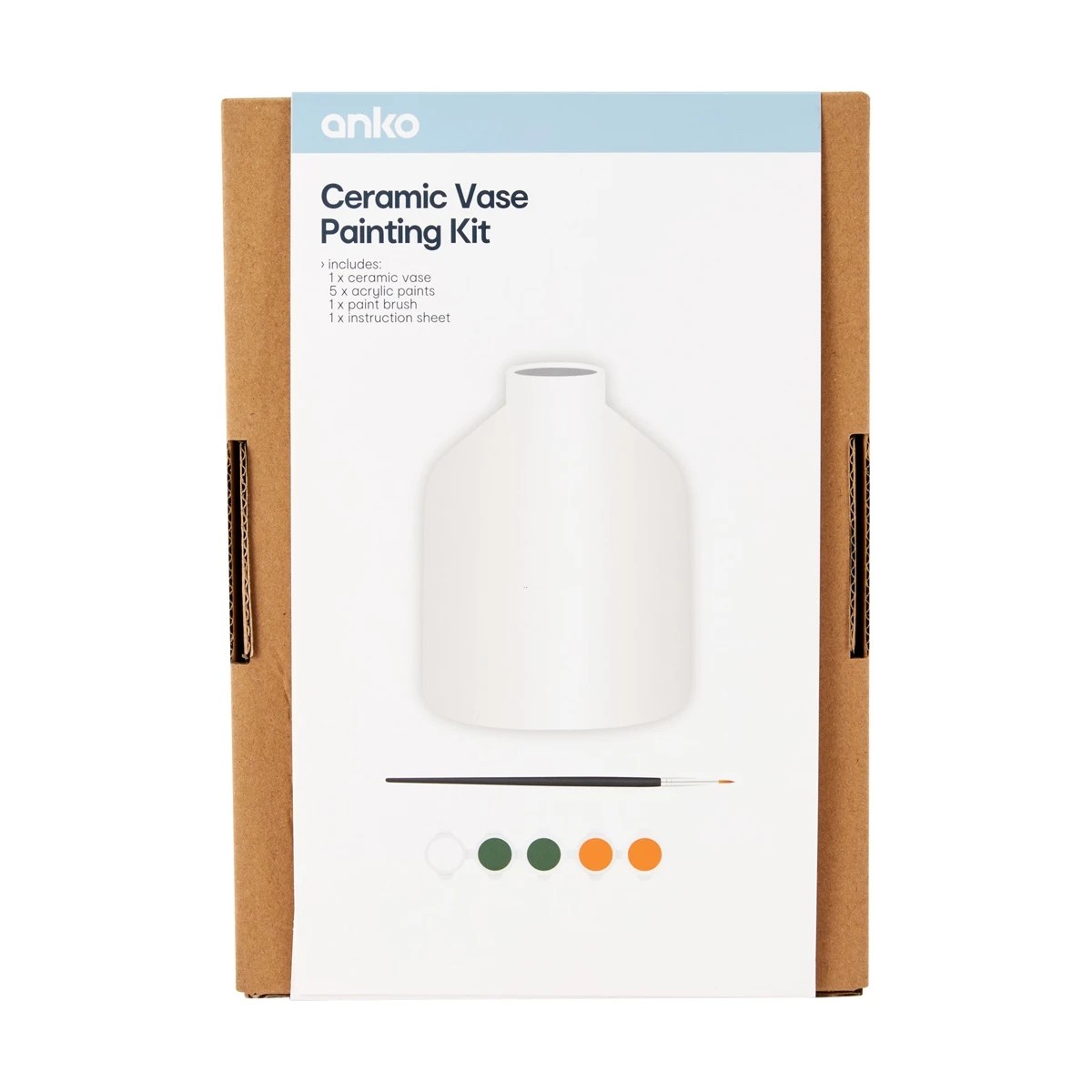 3 Ceramic Vase Painting Kit, 3 of 3