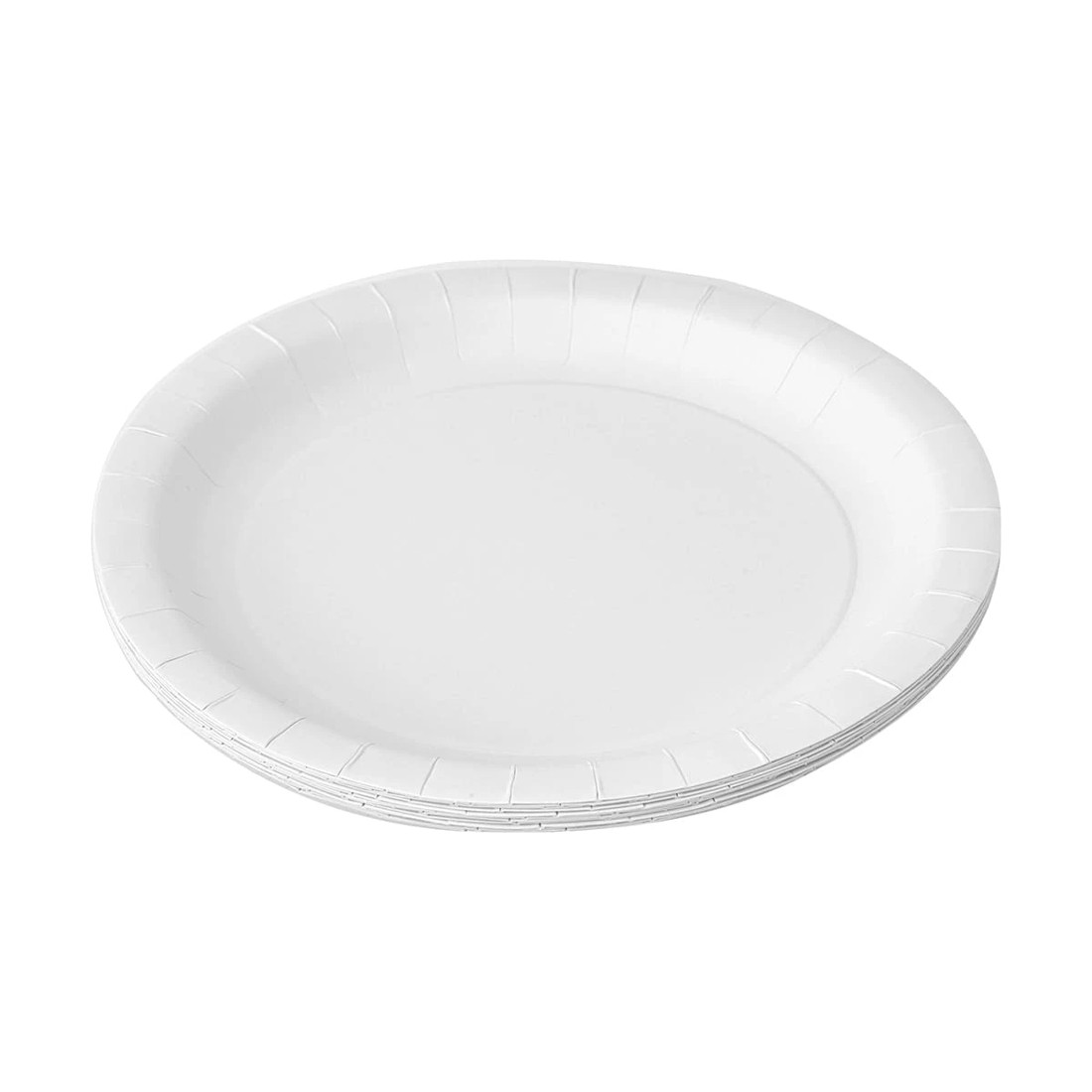 1 12 Pack White Paper Plates, 1 of 7