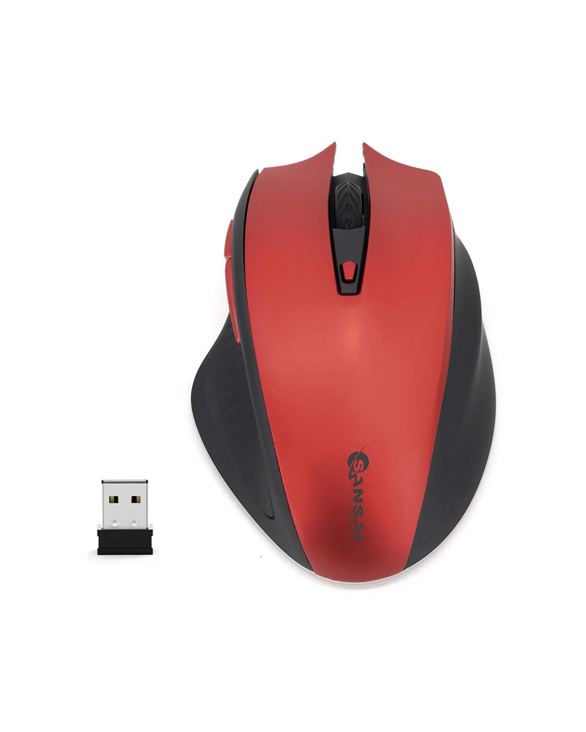 3 Sansai 2.4GHz Wireless Optical Mouse USB Receiver For PC Laptop Computer, 3 of 4