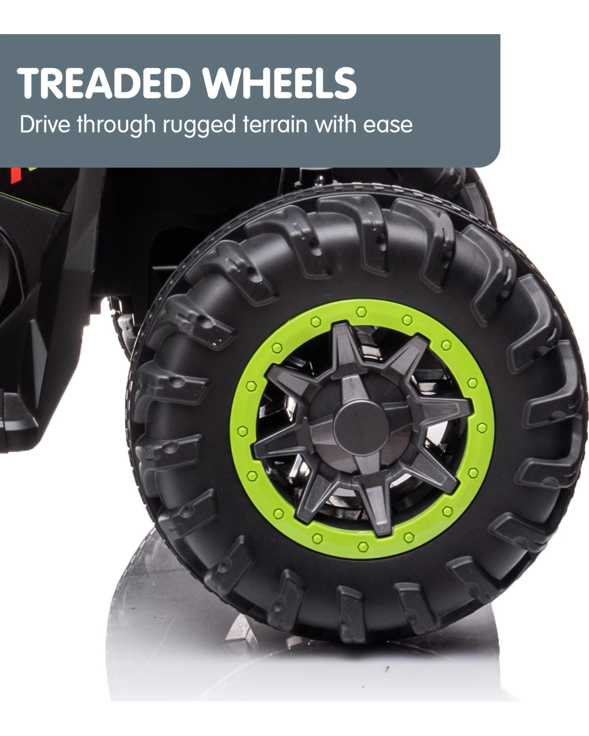 7 Kahuna Gts99 Kids Toy Electric Ride On Quad Bike Toy Atv 50w - Green, 7 of 10