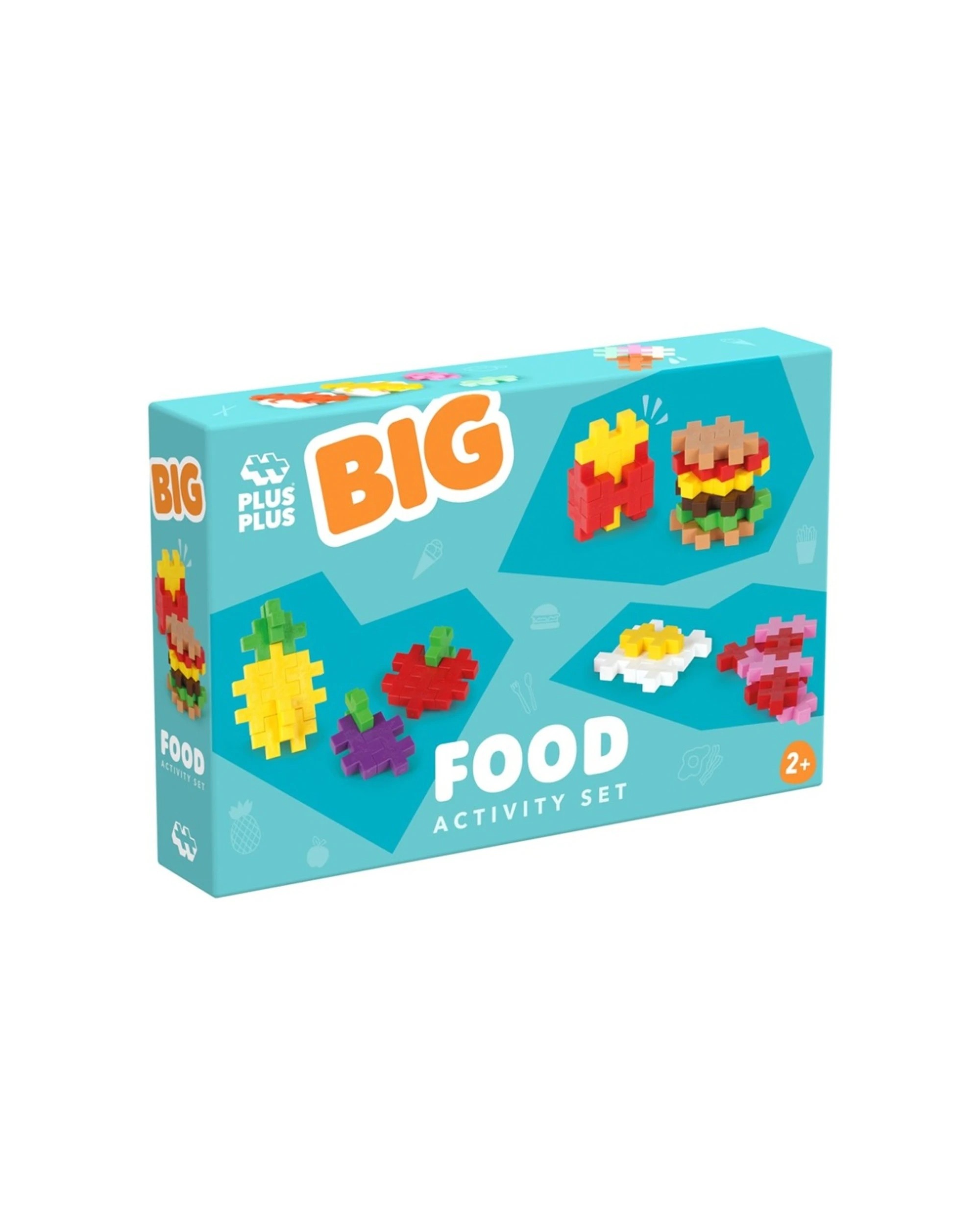 1 Plus-Plus 50pc Big Food Activity Building Blocks STEM Kids Toy, 1 of 3