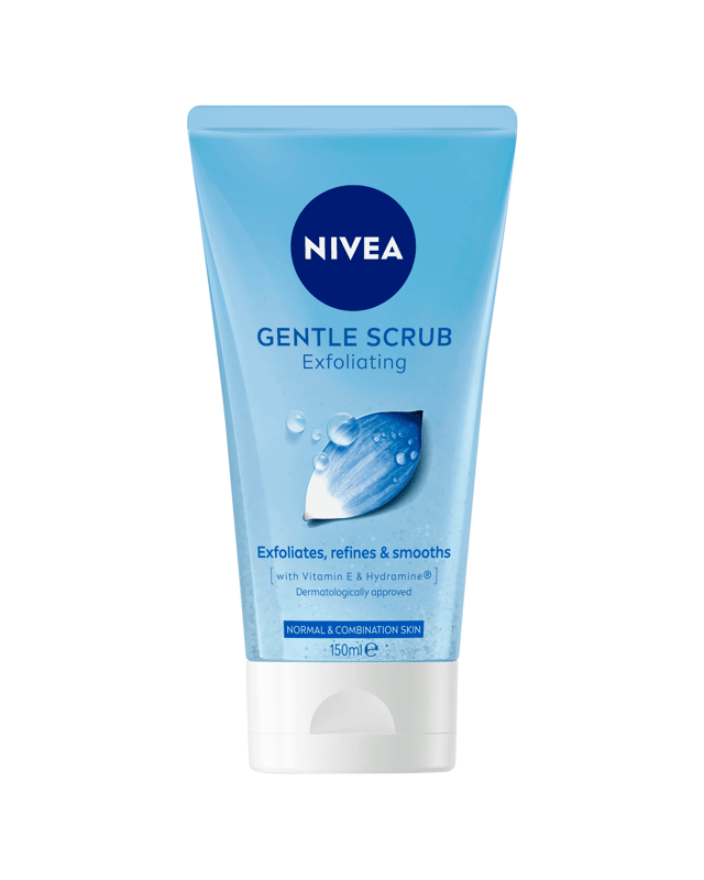 Nivea Gentle Exfoliating Scrub 150ml - Lotus Flower, Vitamin E and Hydra