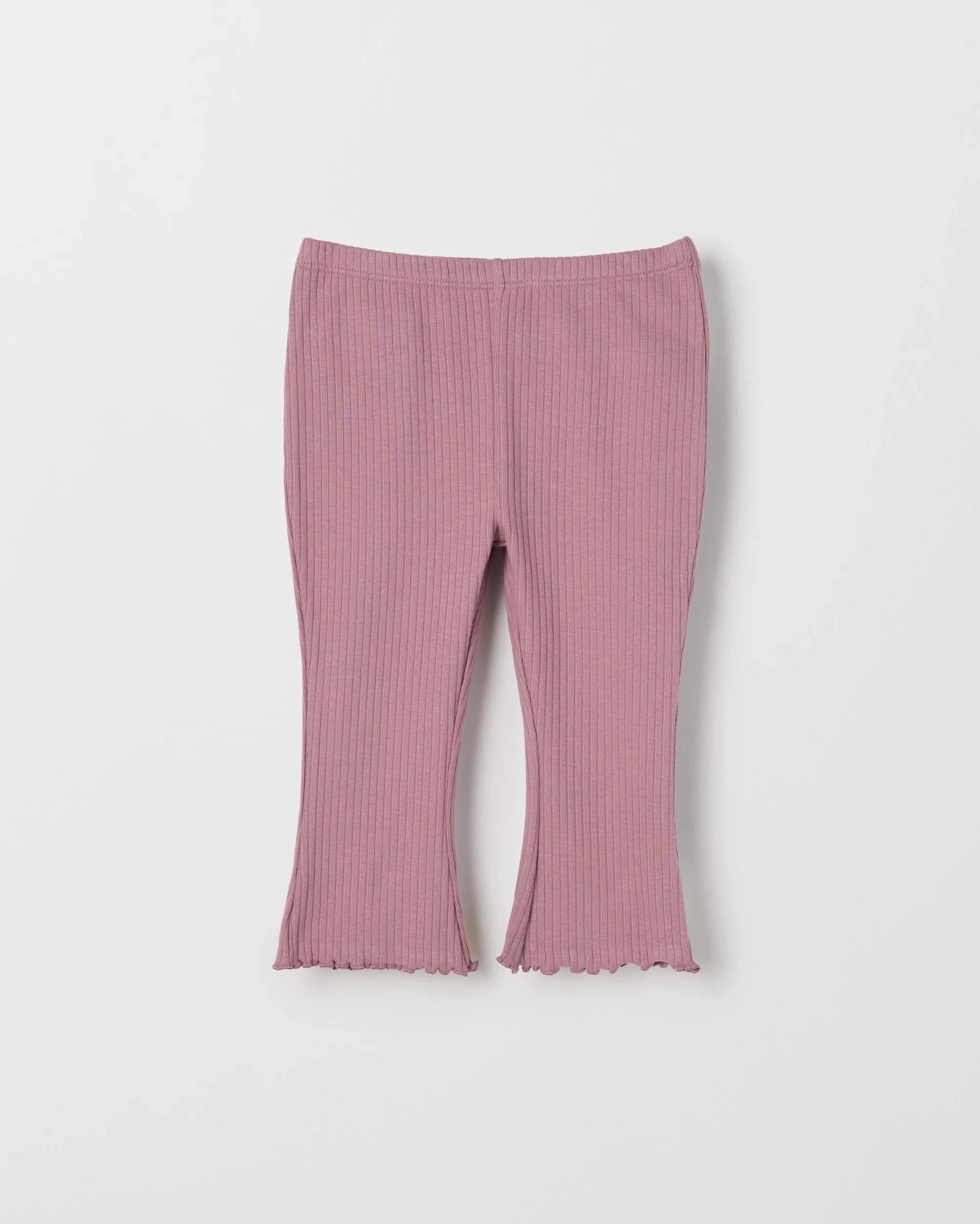 2 Target Baby Baby Organic Cotton 2 Pack Baby Waffle and Rib Leggings FLORAL, 2 of 3