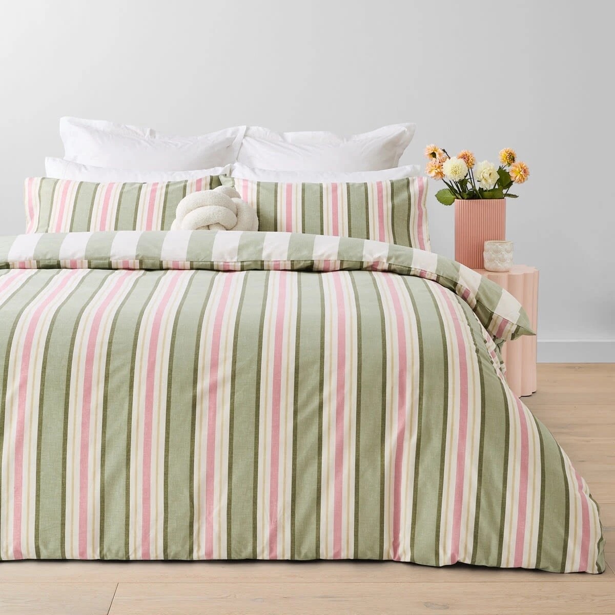 1 Alexis Cotton Rich Reversible Quilt Cover Set - King Bed, 1 of 7