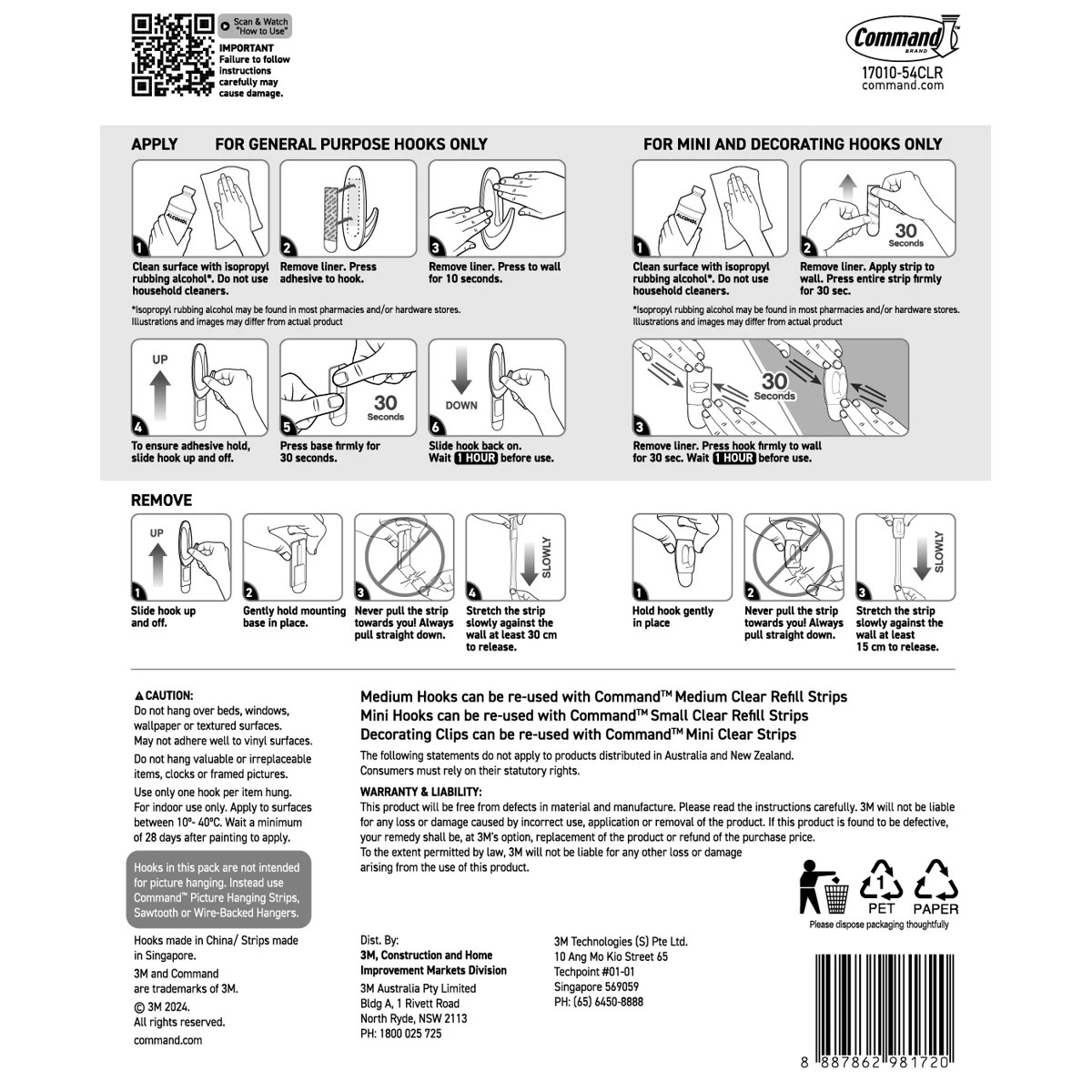 2 54 Pack 3M Command Festive Hooks - Clear, 2 of 2