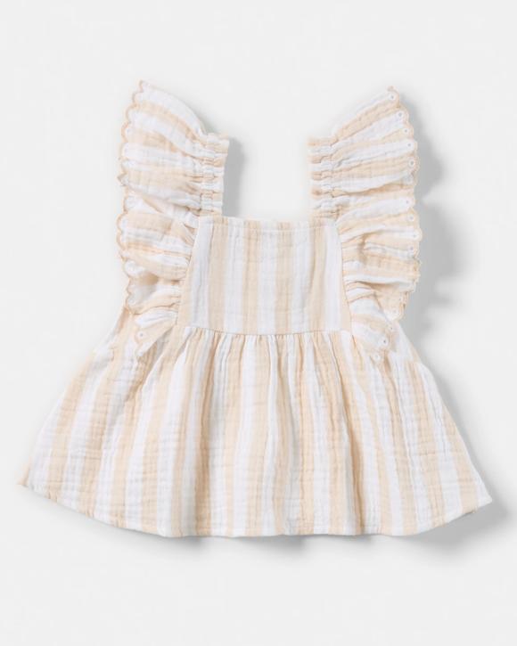 Short Sleeve Woven Top