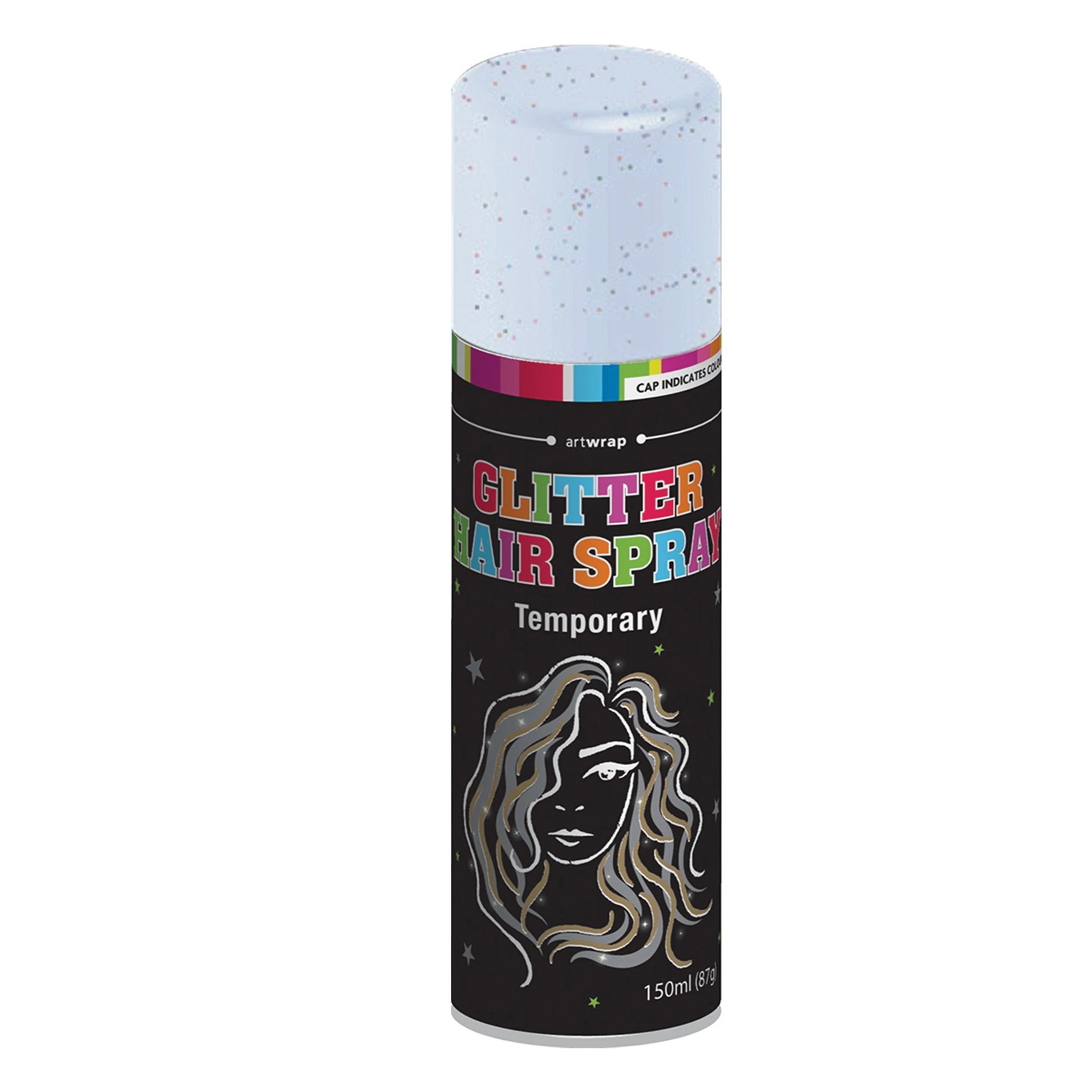 4 Halloween Temporary Hairspray Colour 150ml - Assorted, 4 of 4