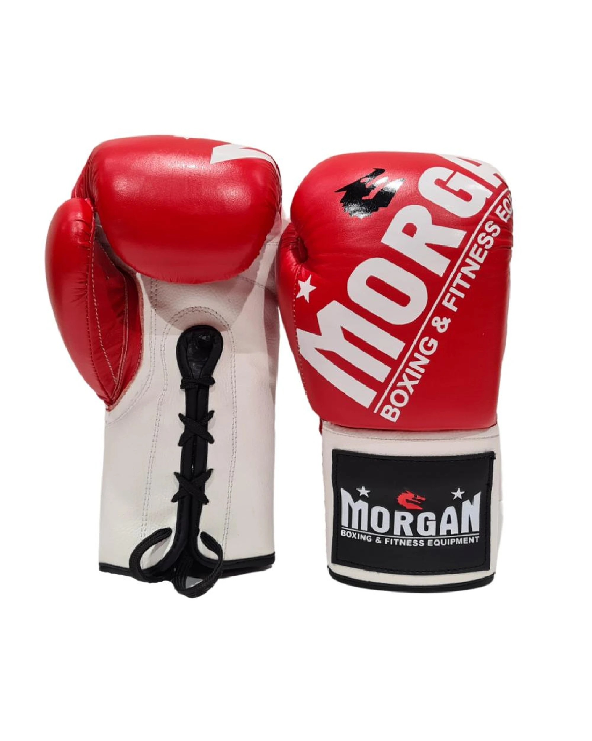 2 Morgan Sports V2 Fight Night Boxing Gloves 8oz - Red, 2 of 2