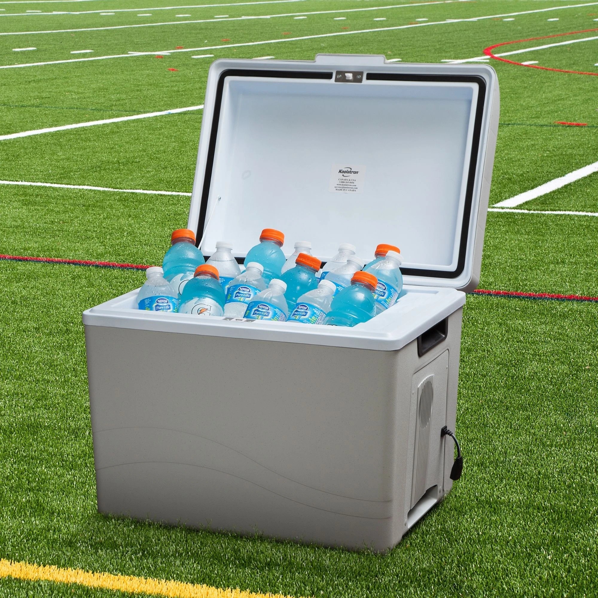 2 Koolatron 42L Iceless 12V Travel Cooler - Grey, 2 of 7