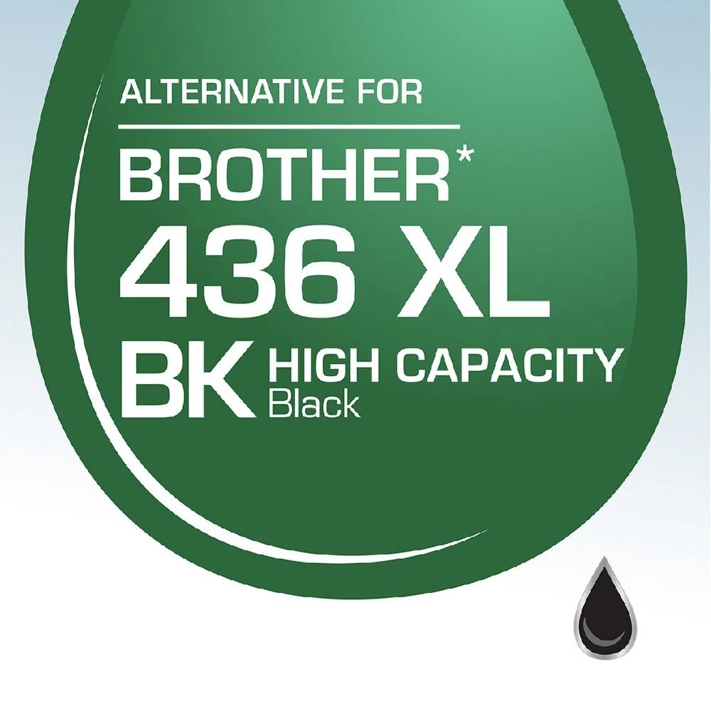 2 Calidad Brother LC436XL Ink Cartridge Black, 2 of 7