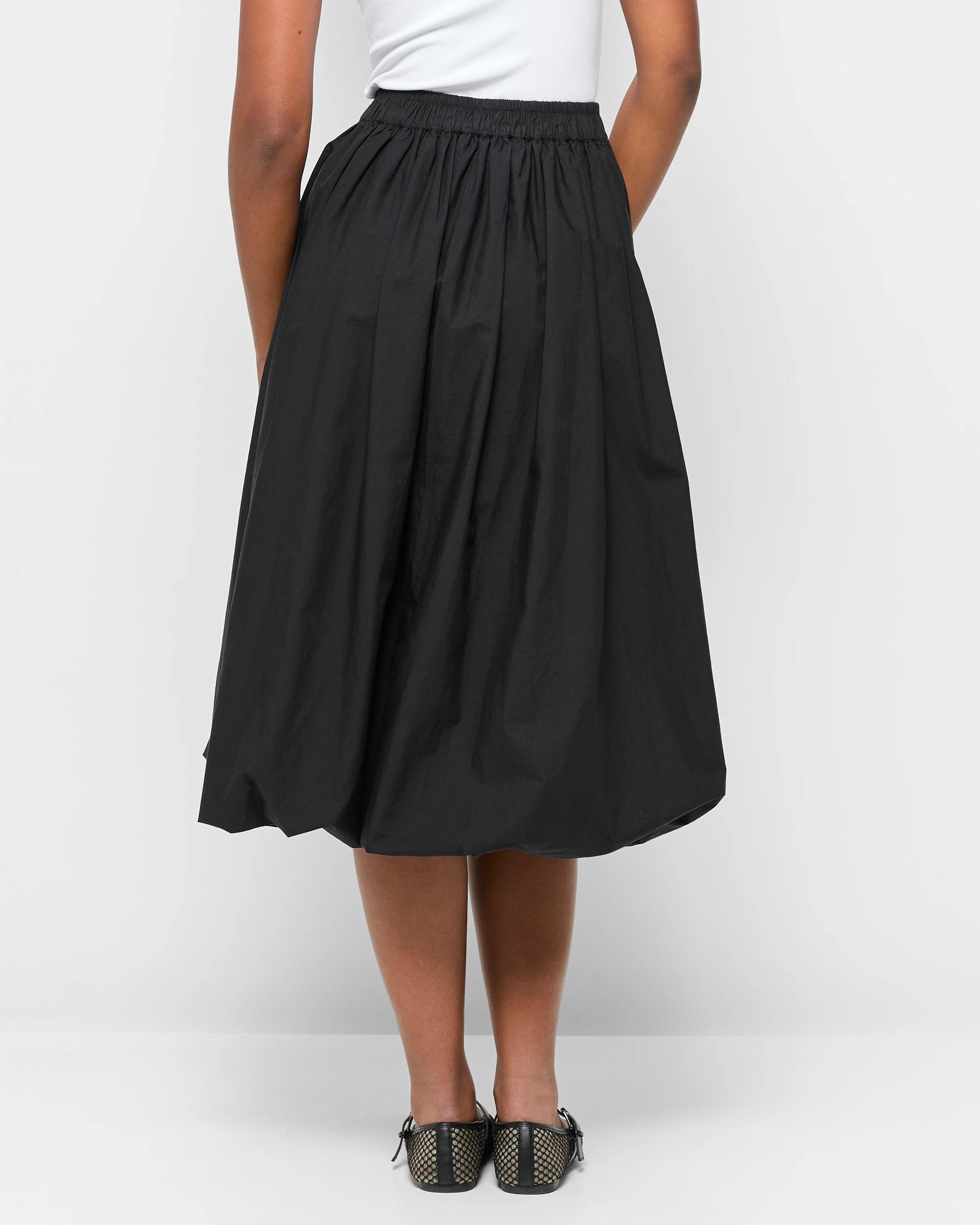4 Target Petites Poplin Balloon Skirt BLACK, 4 of 5