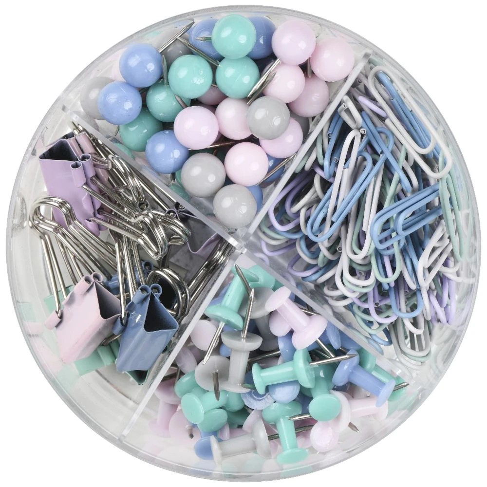 2 Otto Pin & Clip Set Pastel 250 Pack, 2 of 7