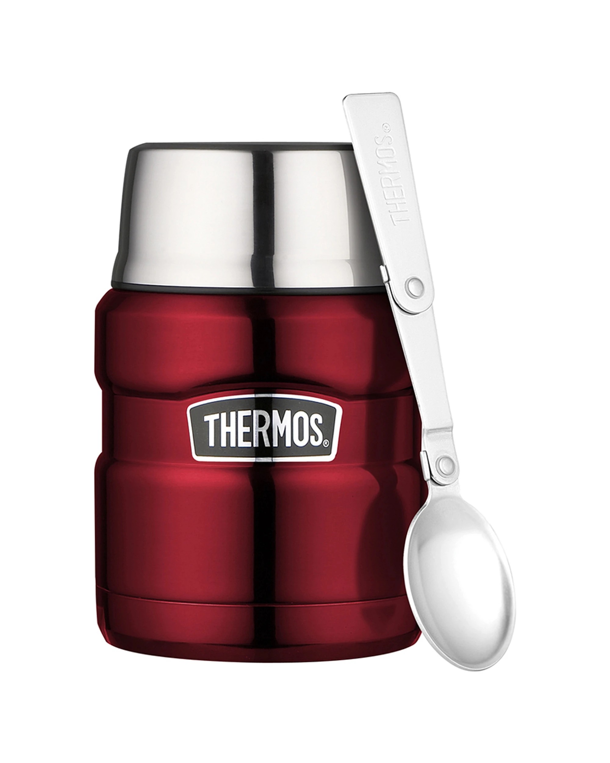 1 Thermos Stainless King Vacuum Insulated Stainless Steel Durable Jar Red 470ml
 - Red, 1 of 3