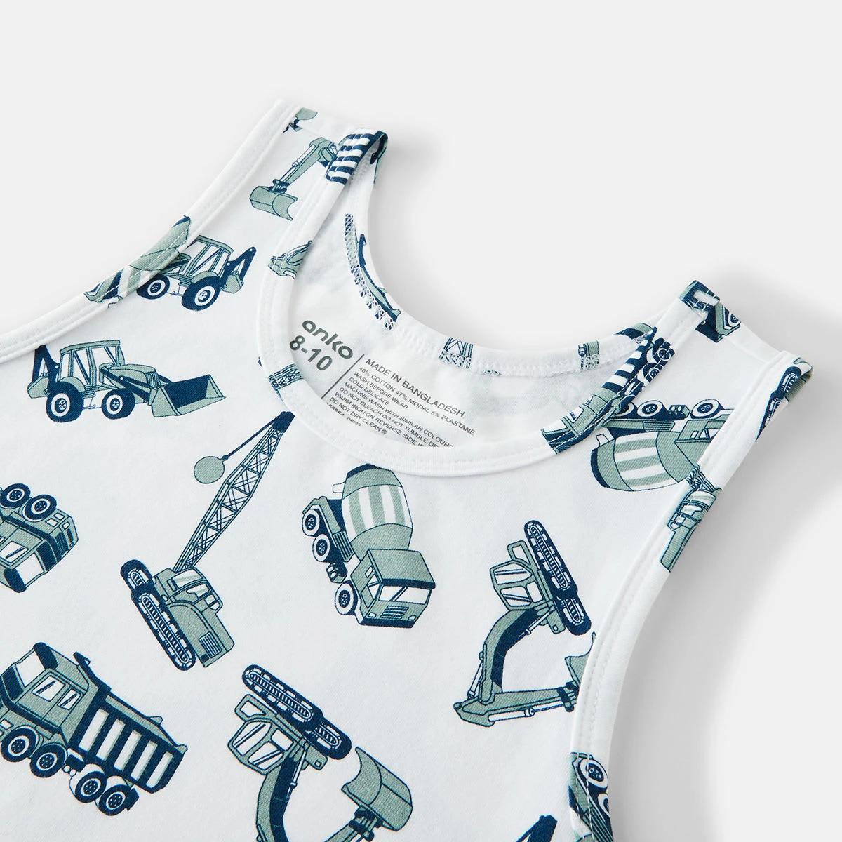 3 3 Pack Super Soft Singlets Digger, 3 of 6