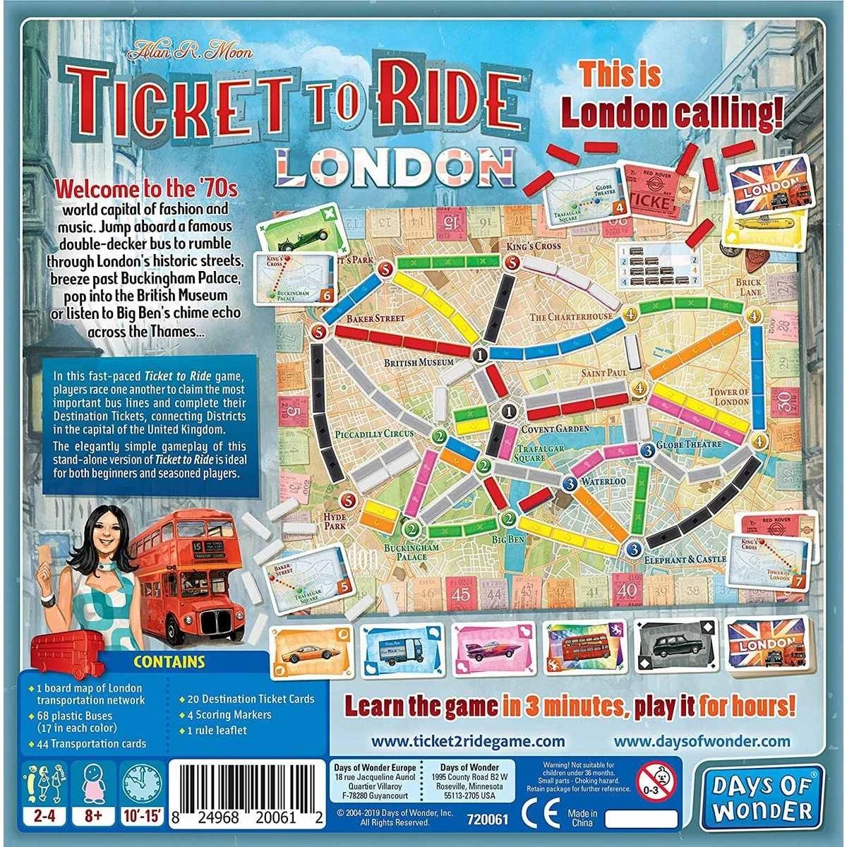 3 Ticket to Ride London Game, 3 of 3