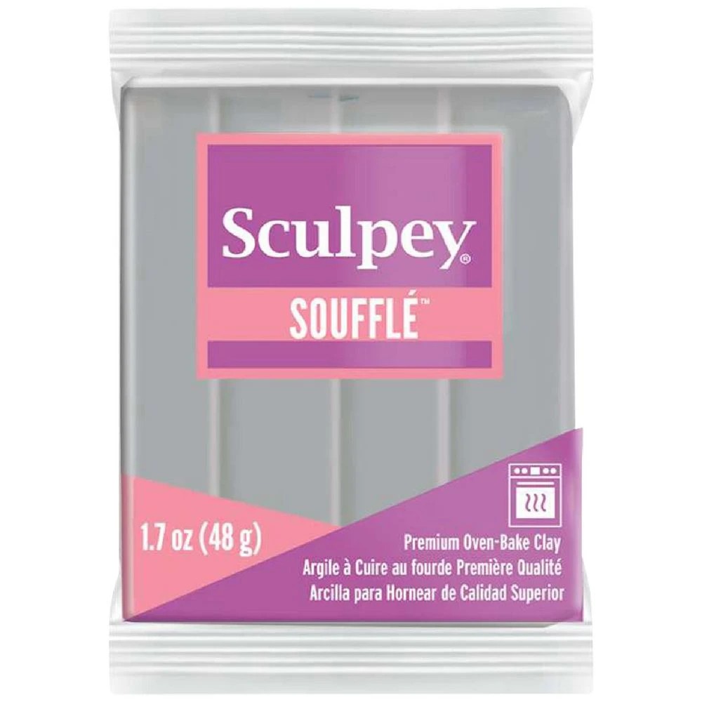 1 Sculpey Souffle Modelling Clay Concrete 48g, 1 of 3