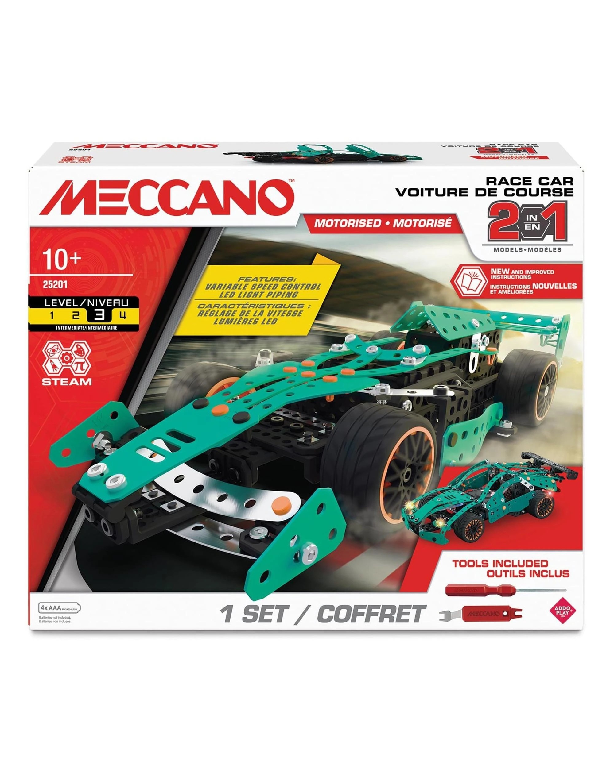 Meccano 2-in-1 Model Racecar - Kmart