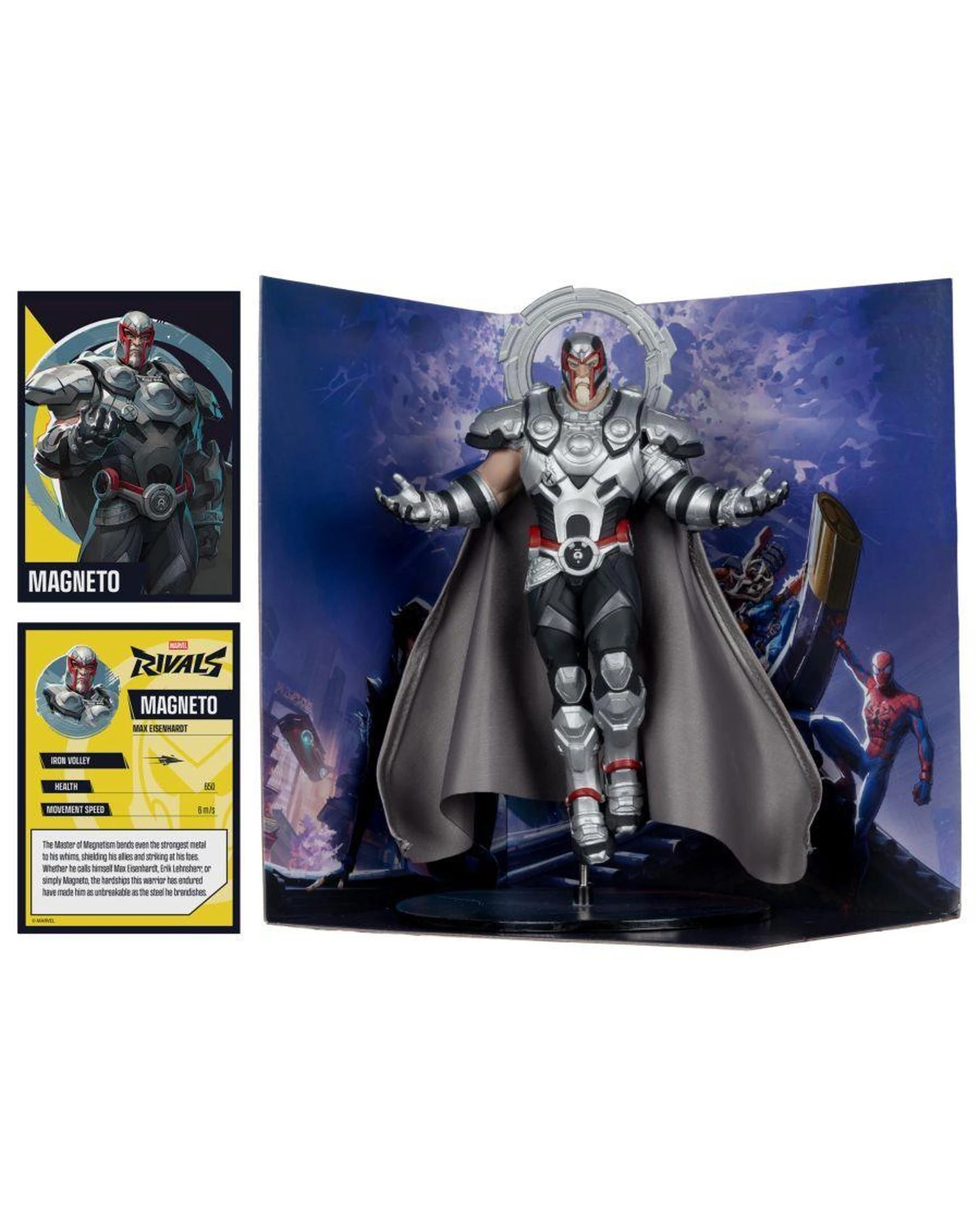 8 McFarlane Marvel Rivals Magneto 1:10th Scale Figure, 8 of 8