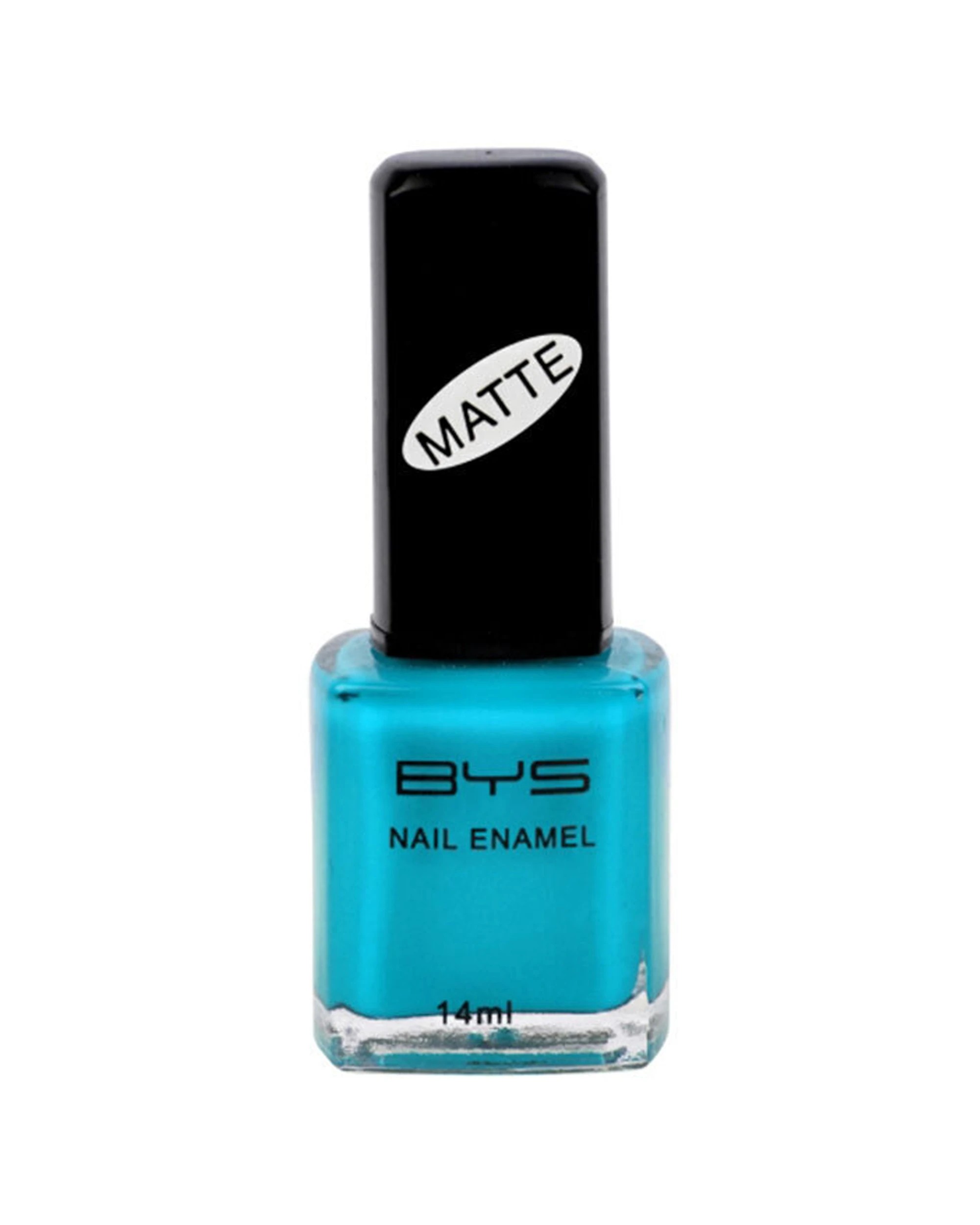 2 BYS 2PK BYS Matte Aqua Nail Polish Long Wearing Chip Resistant Quick Dry 14ml - Blue, 2 of 2