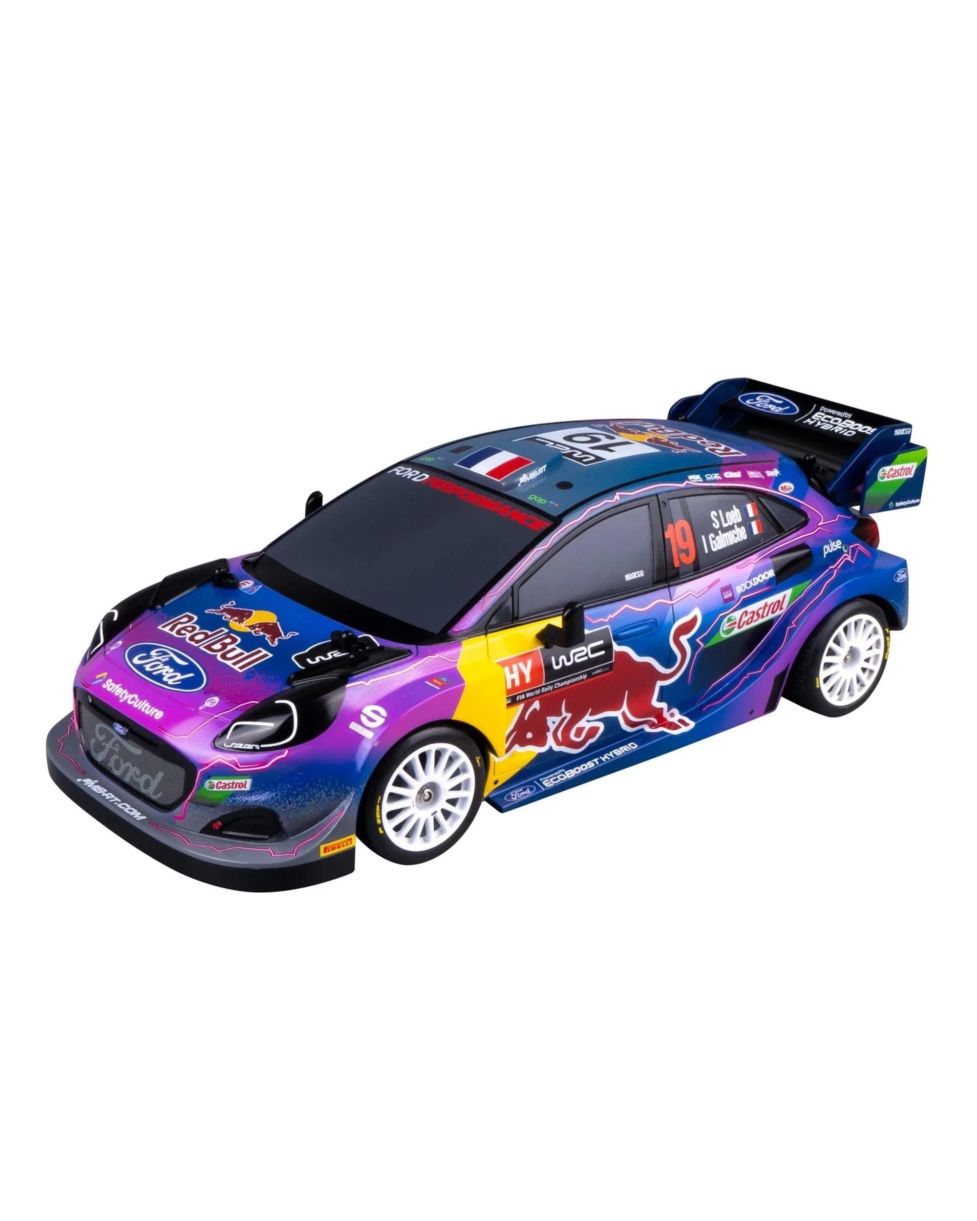 Voiture Radio Commandée YH 1/14 – Peugeot 308 WRC Rallye – Bleu – 34 Cm – Occasion Comme Neuve