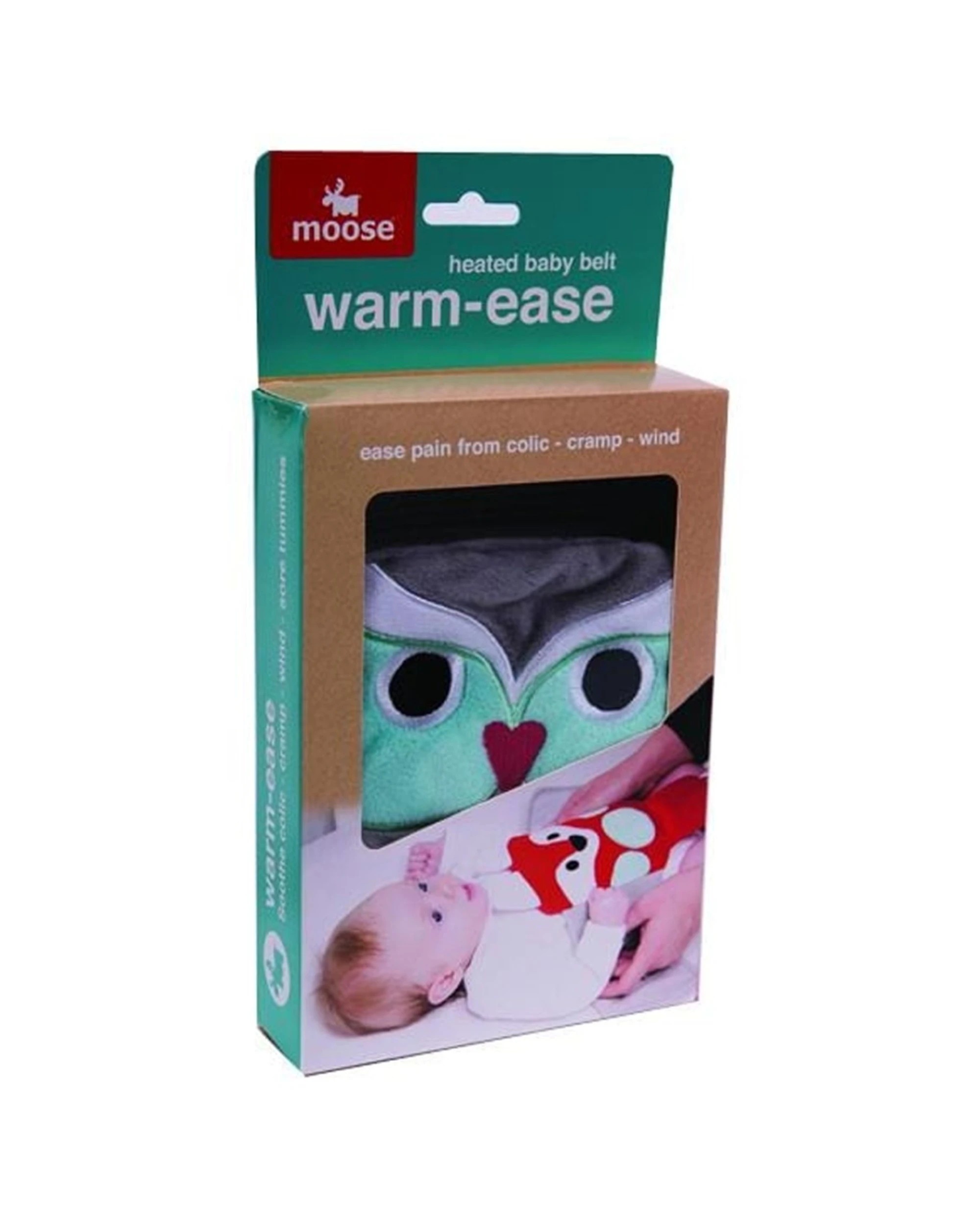 1 Moose Baby Warm-Ease Colic Heated Baby Belt Microwave Safe Owl - Multi, 1 of 3
