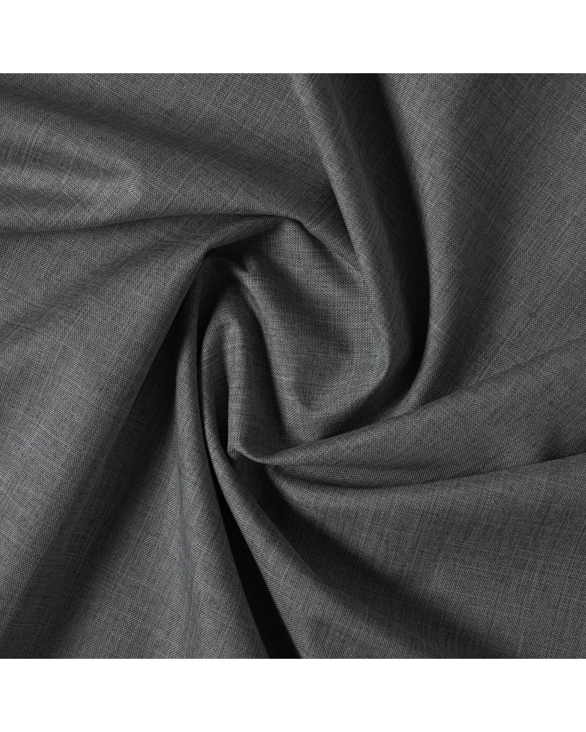 5 Sherwood Faux Linen 100% Blockout Concealed Tab Top Curtain Pair 135x223cm - Pepper, 5 of 6