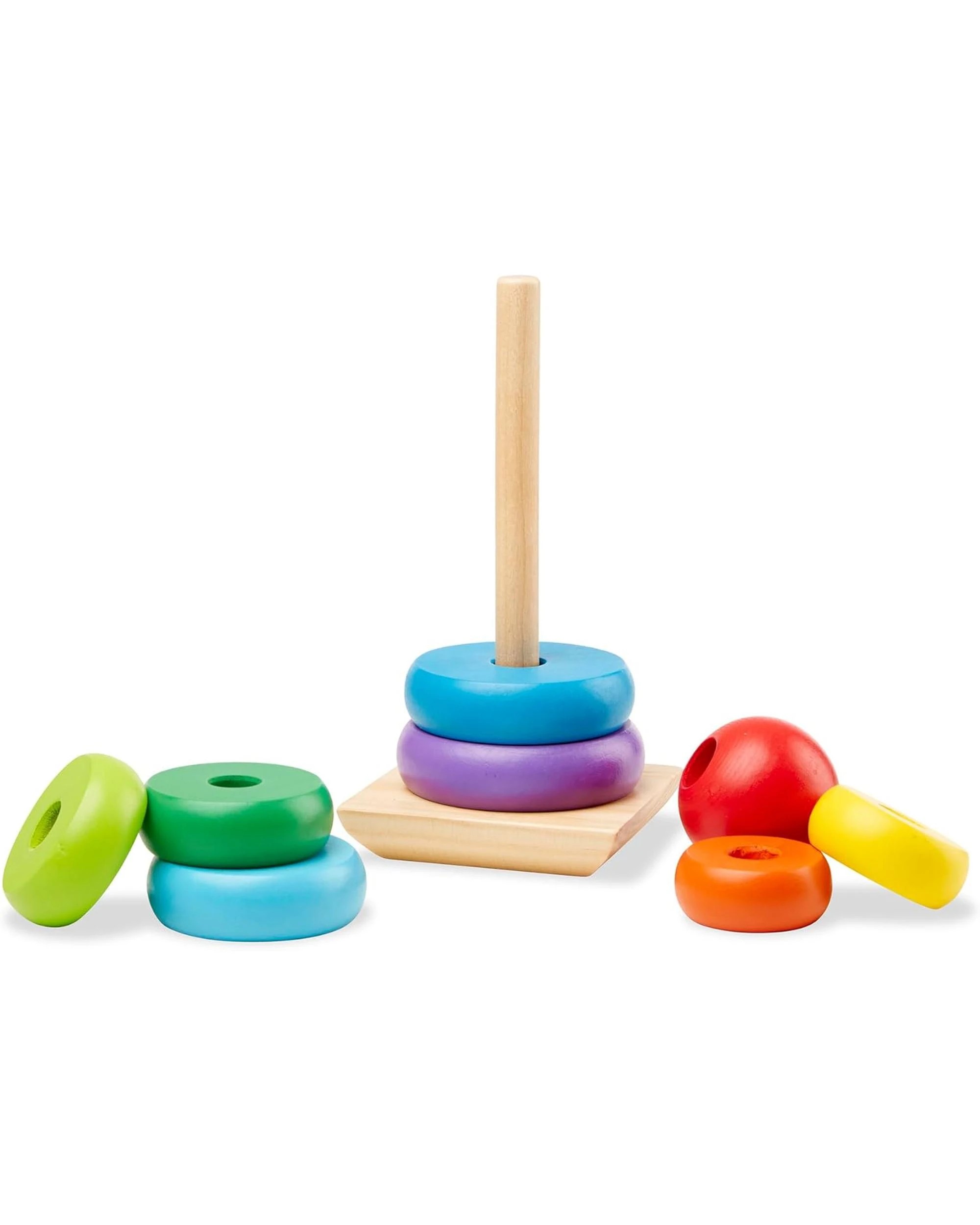3 Melissa and Doug Rainbow Stacker Classic Toy - Multi, 3 of 5