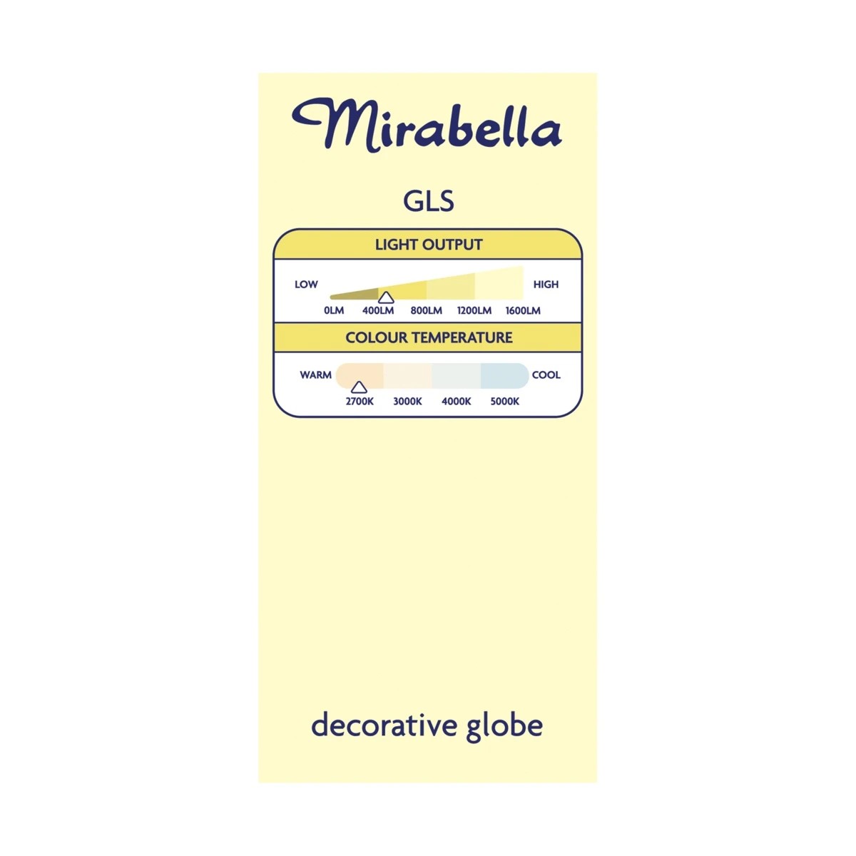 4 Mirabella 4W LED Filament Warm White GLS Globe, 4 of 6