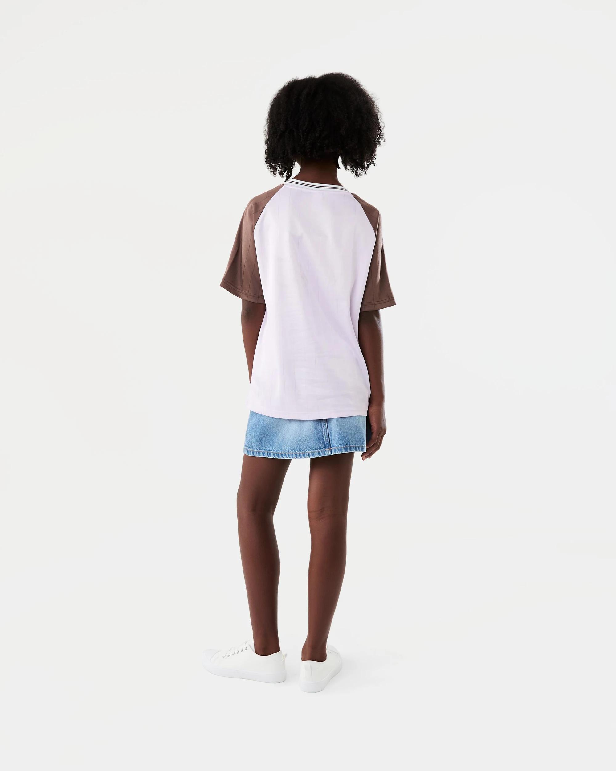 7 V-Neck Oversized T-shirt Prpl Type, 7 of 7
