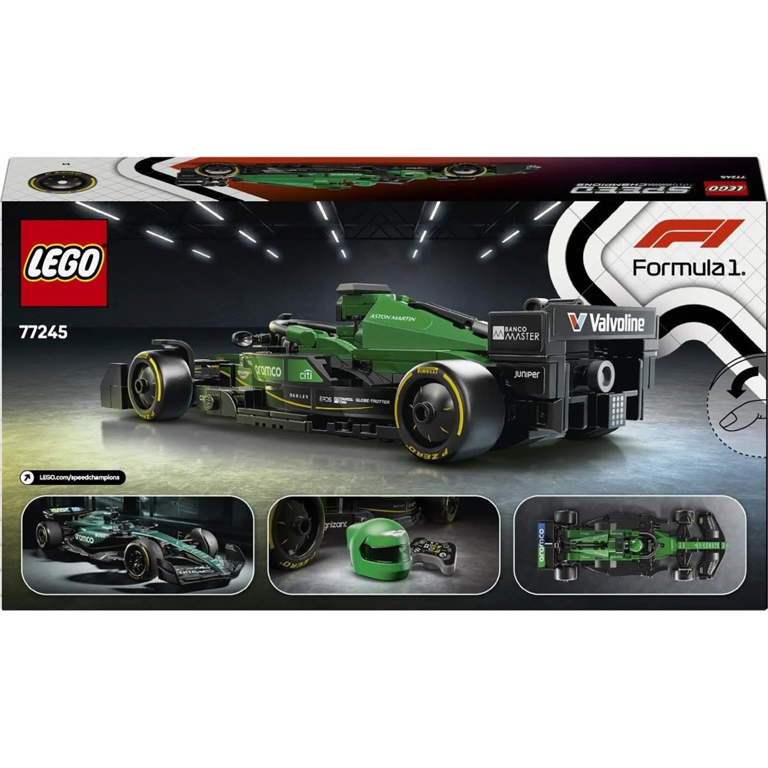 10 LEGO Speed Champions Aston Martin Aramco F1 AMR24 Race Car 77245, 10 of 10