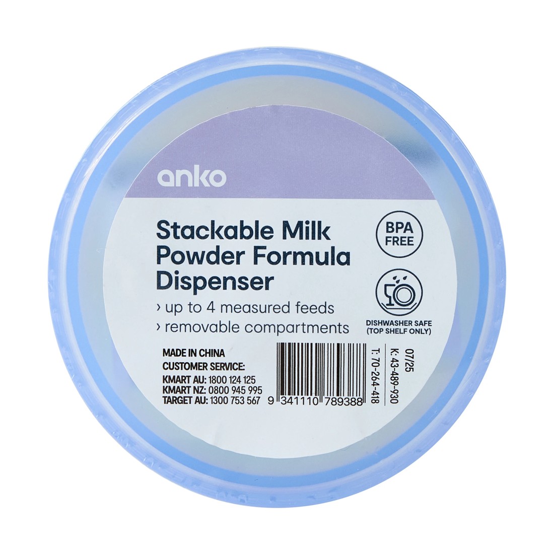 4 Stackable Milk Powder Formula Dispenser, 4 of 4