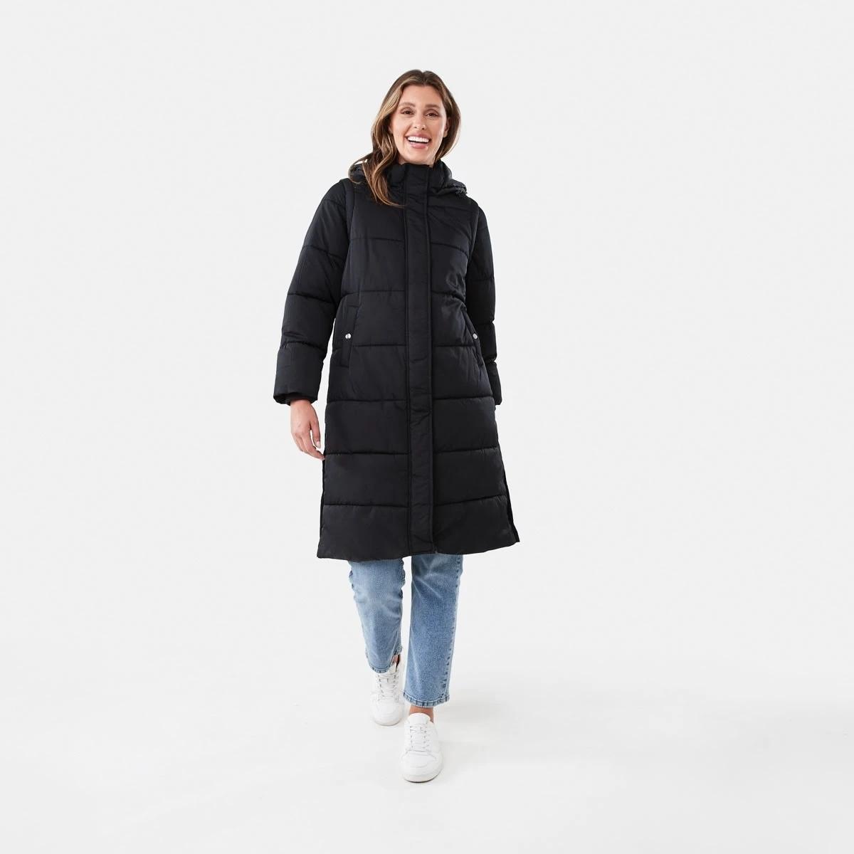 2 Hybrid Puffer Jacket Black, 2 of 8