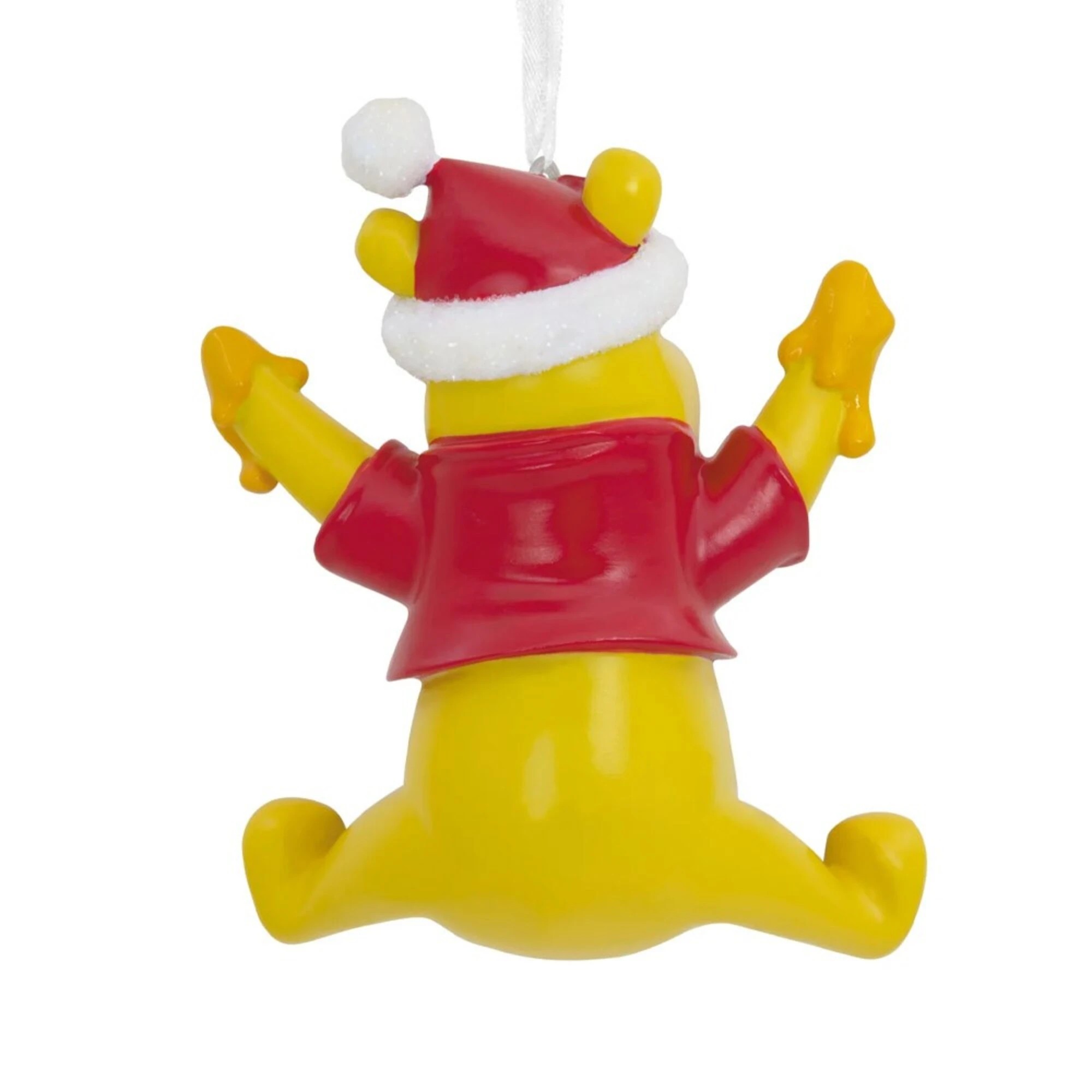 2 Disney - Winnie the Pooh - Santa Pooh with Honey Pot Hallmark Christmas Ornament - Multi-Coloured,Yellow, 2 of 2