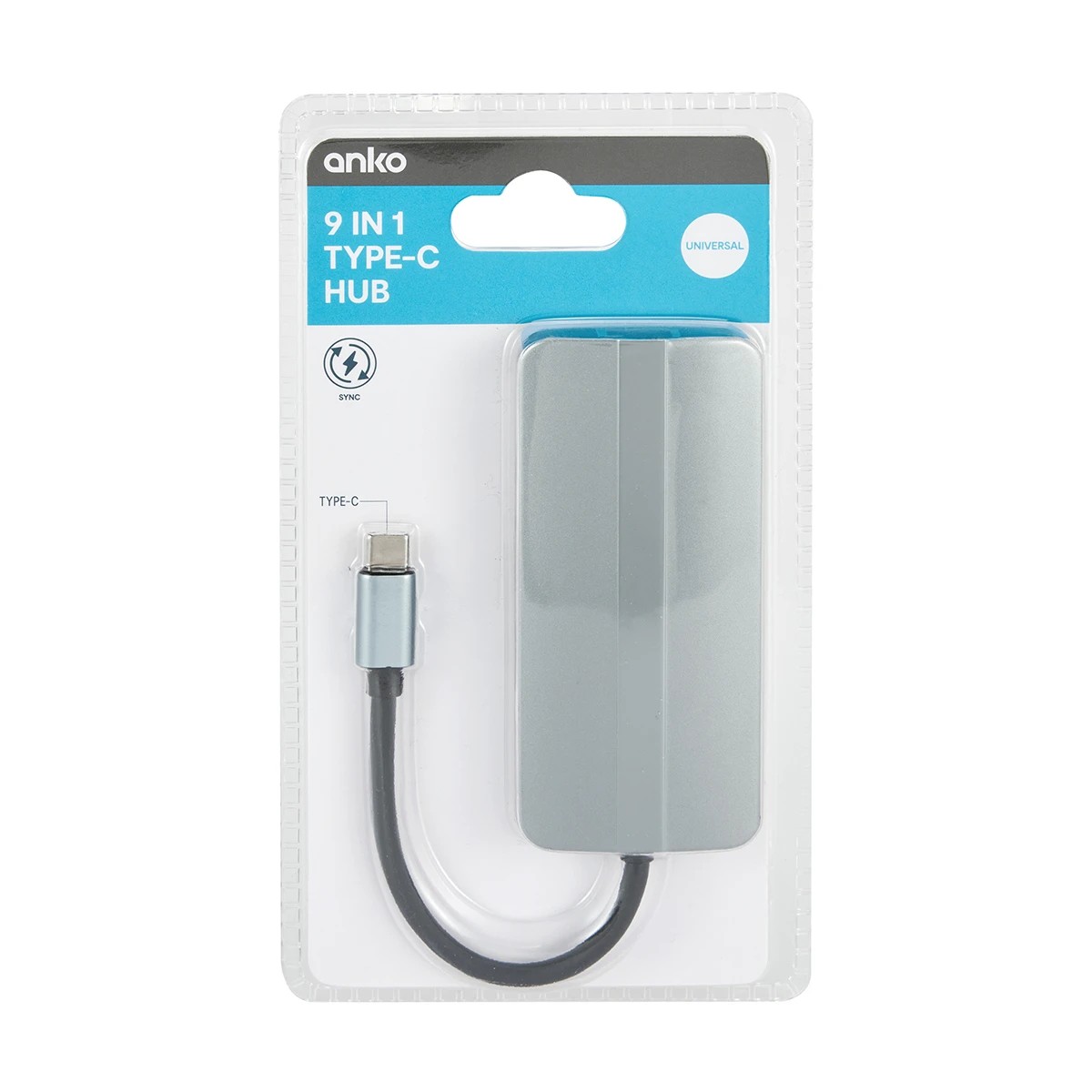 6 9-in-1 Type C Hub - Grey, 6 of 7