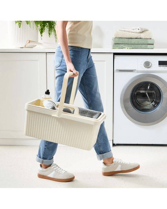 Ribbed Bucket and Caddy