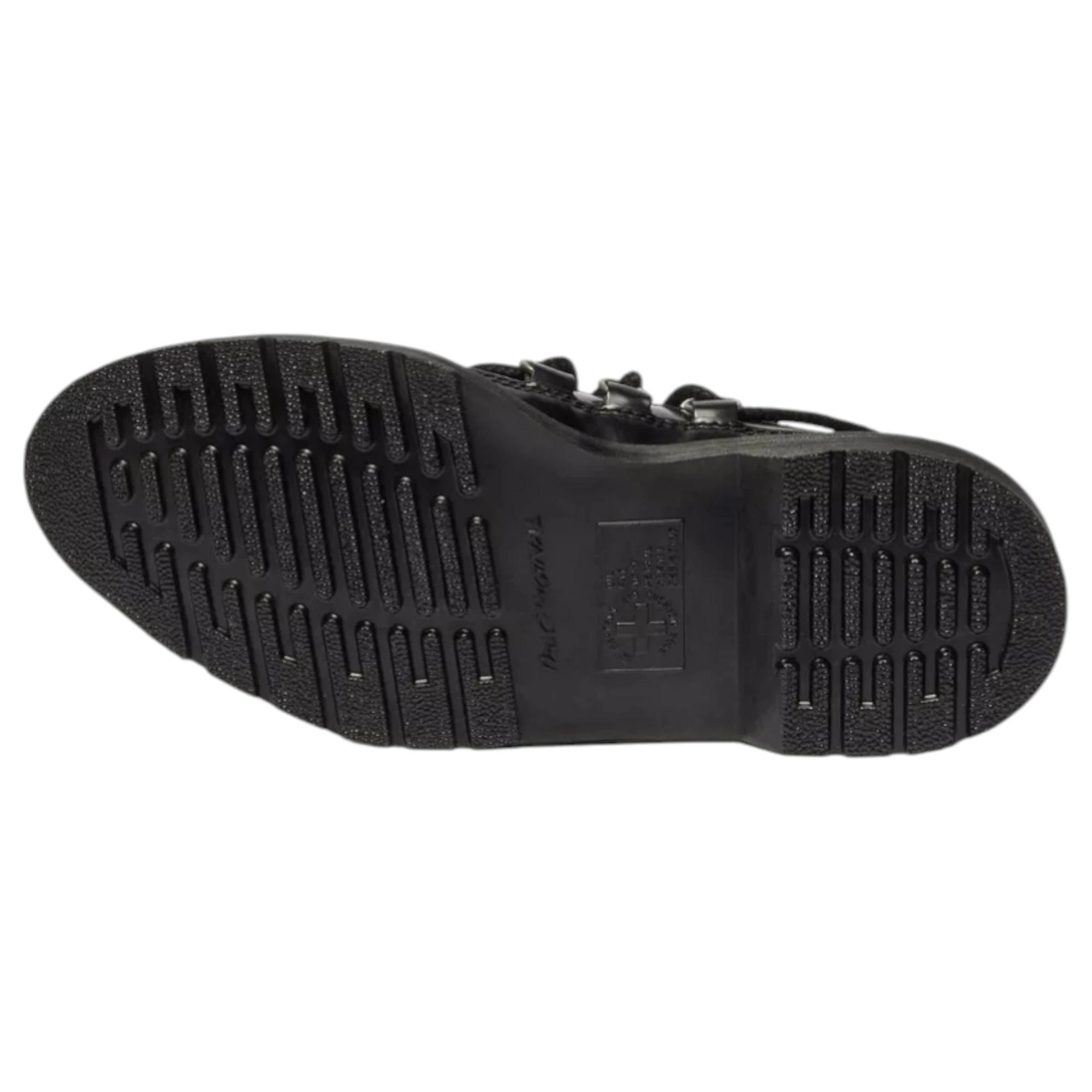8 Dr. Martens Womens Elphie II Studded Sandals Lace Up Shoes BLACK, 8 of 8