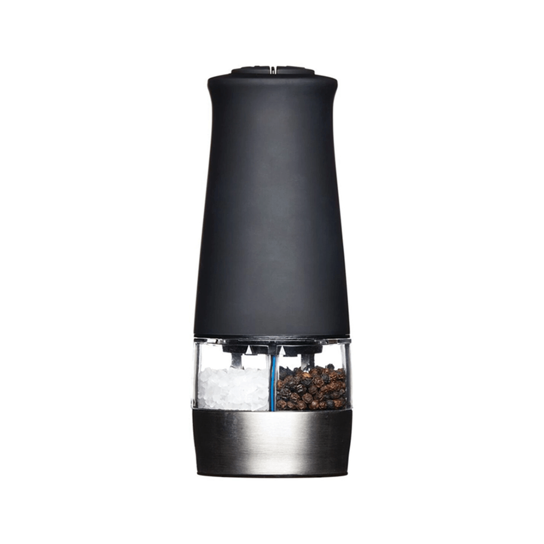 1 Mastercraft 17cm Electric Dual Salt & Peeper Mill Home/kitchen Spice Grinder
 - Black, 1 of 4