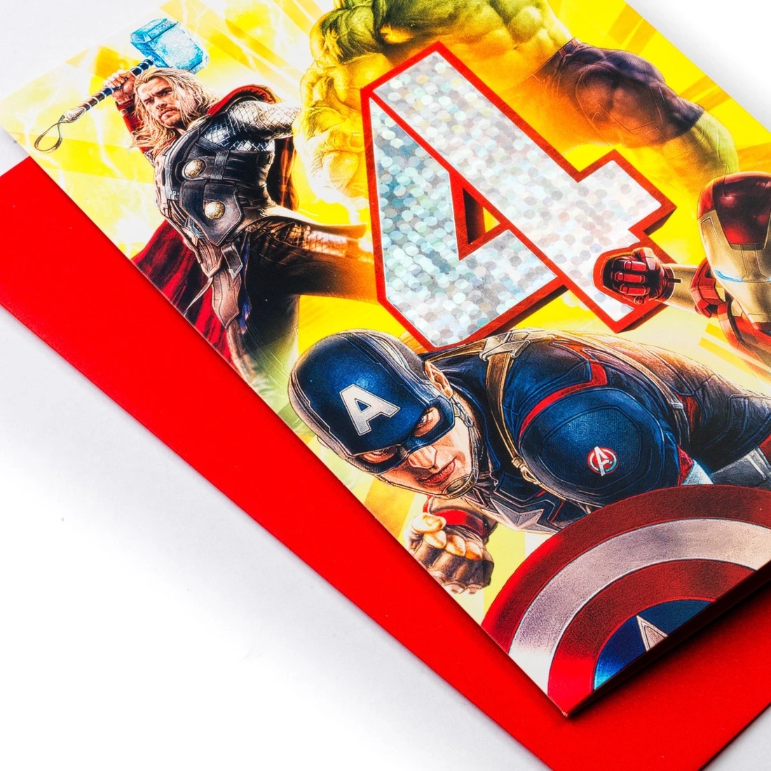 3 Hallmark Marvel Avengers Birthday Card - Age 4, 3 of 3