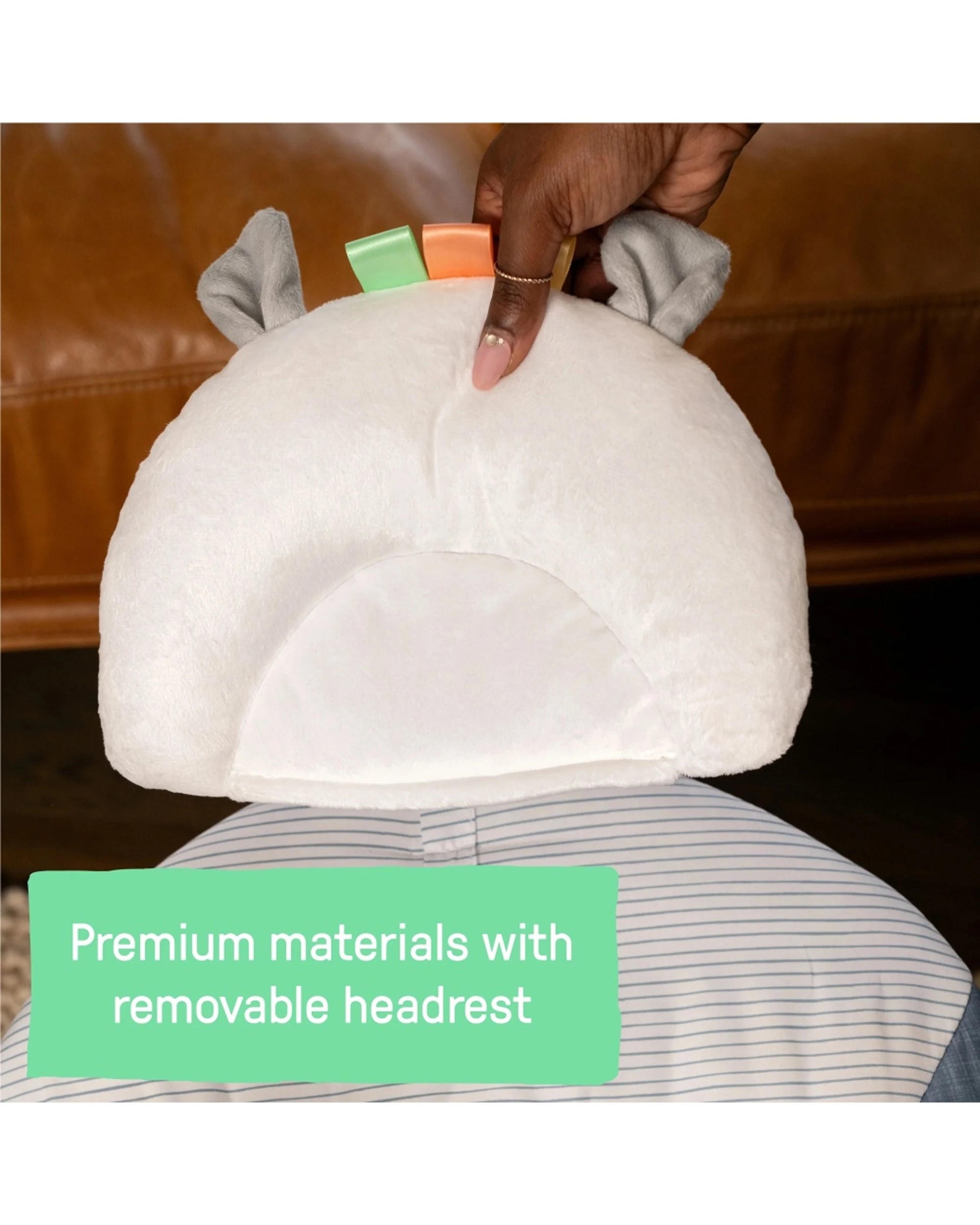 6 INGENUITY Swing 'n Go Portable Baby Swing With Toys Adjustable Speeds - Blue, 6 of 8