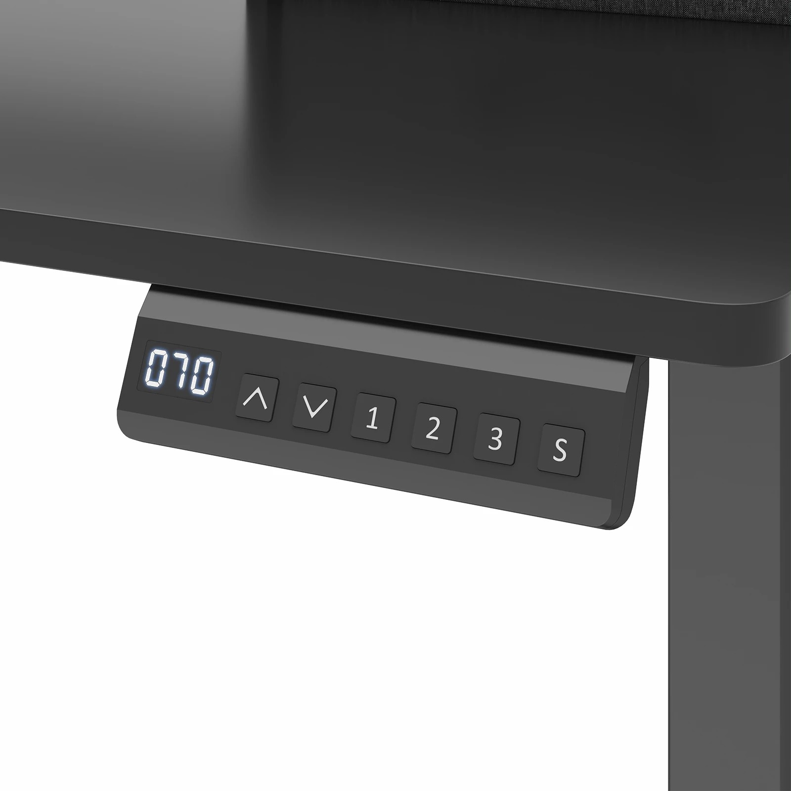 5 Advwin Electric Standing Desk with Monitor Stand 2 Drawers - Black, 5 of 6