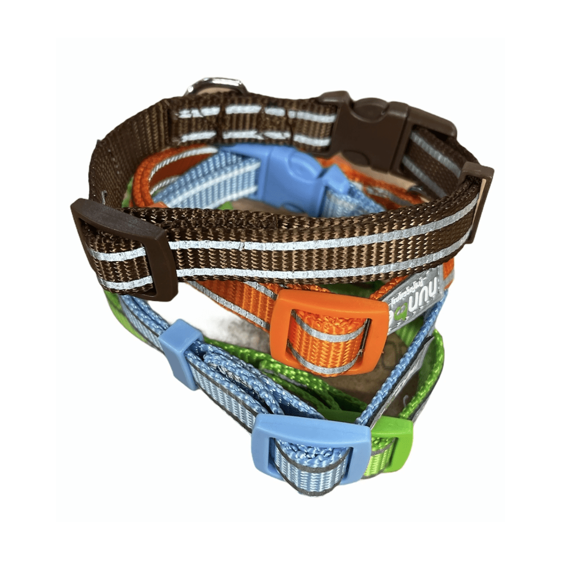 3 BR Pets Reflective Dog Collar Utility Classic Side Release w/ Hi Vis Stitching - 1.5cm Width (Small Dogs), 3 of 7